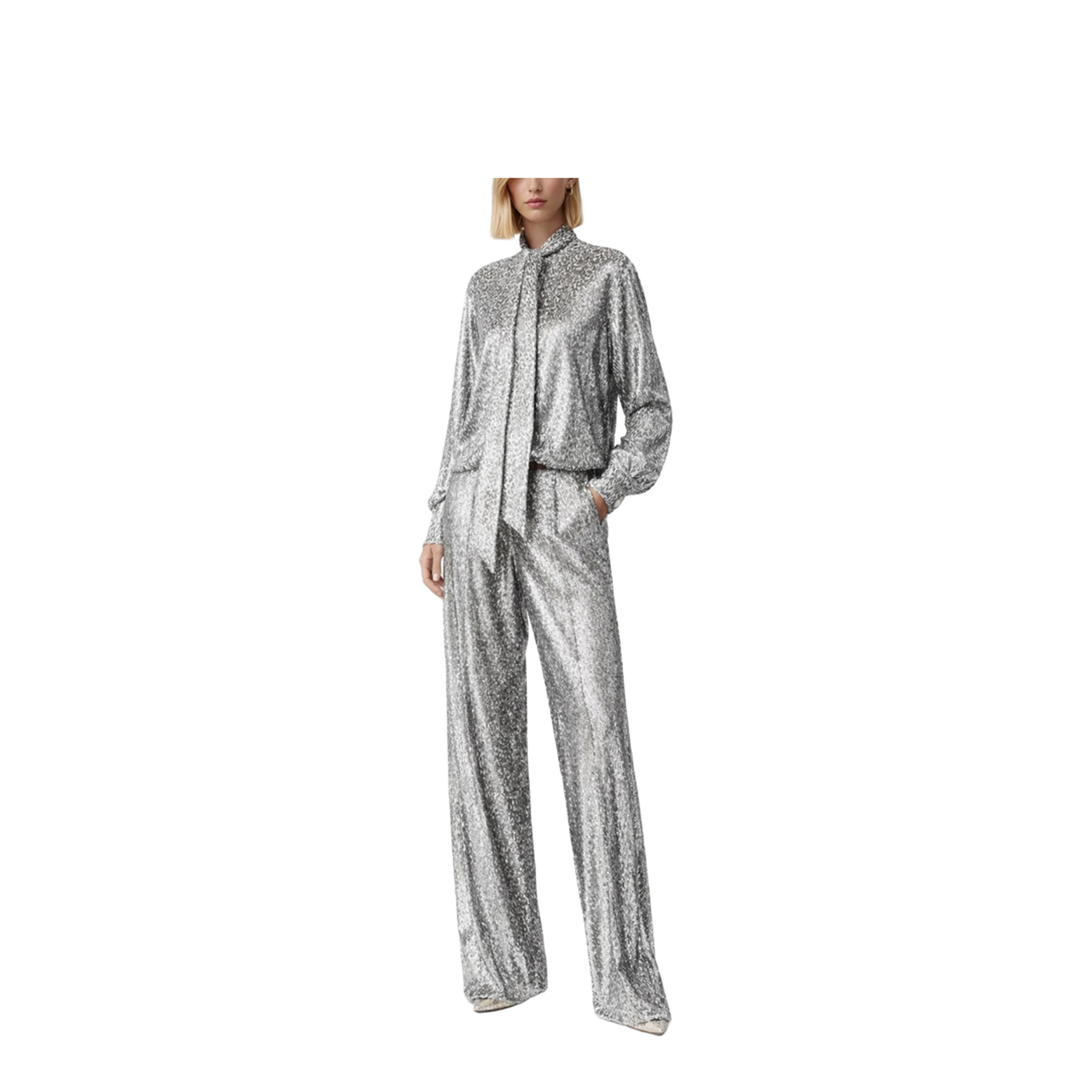 Pants in Fil Coupé - Image 2