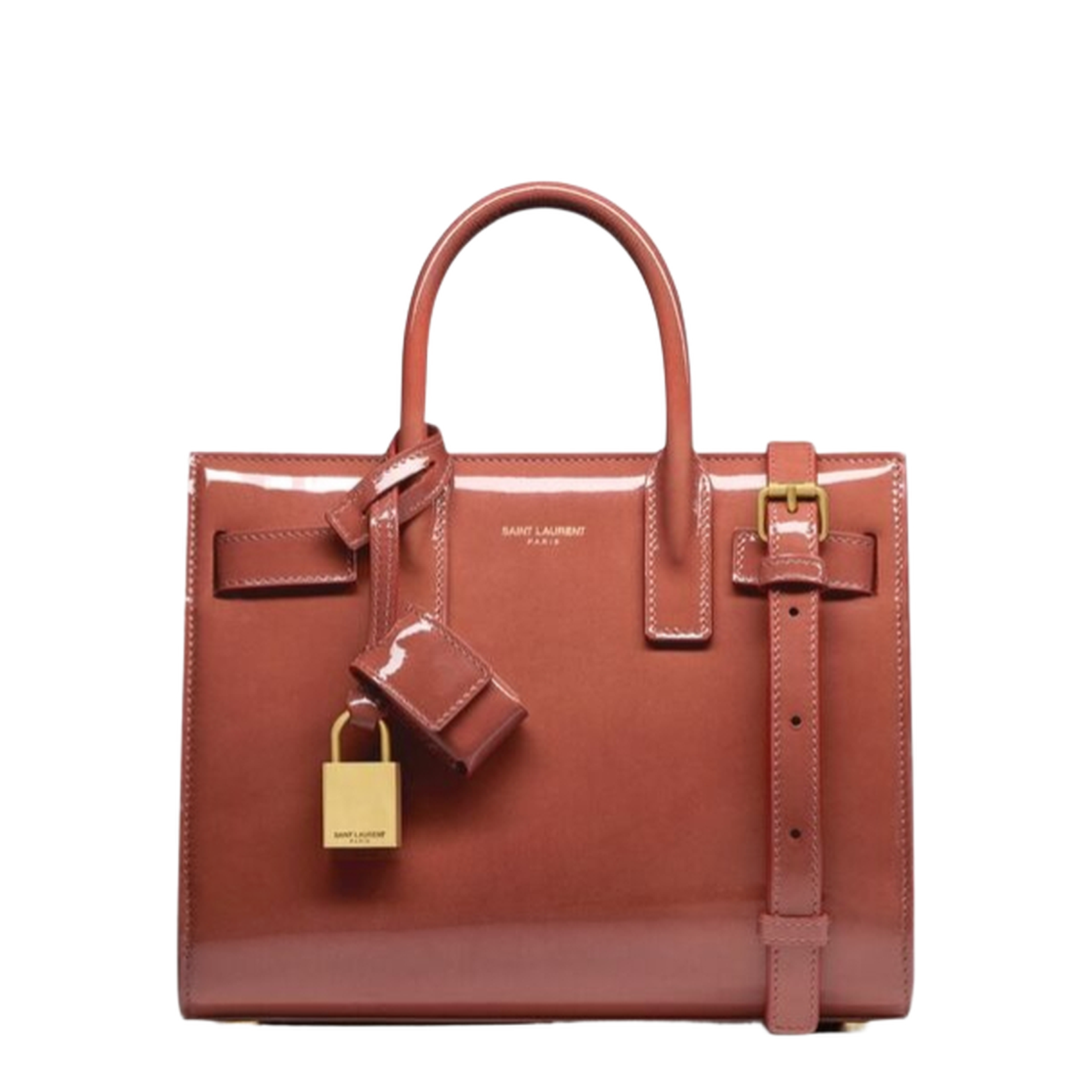 Sac de Jour Nano Leather Tote Bags - Bronze - Image 1