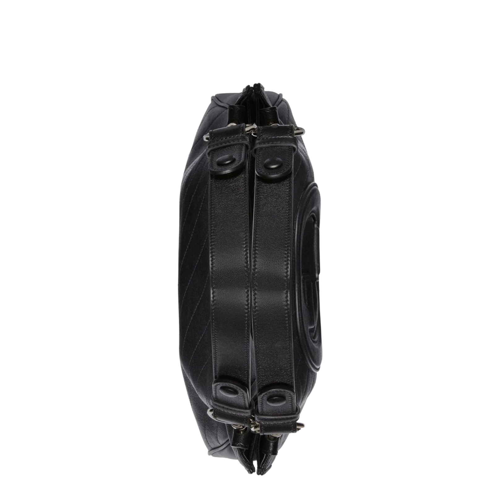 Blondie Medium Leather Shoulder Bag - Black - Image 3