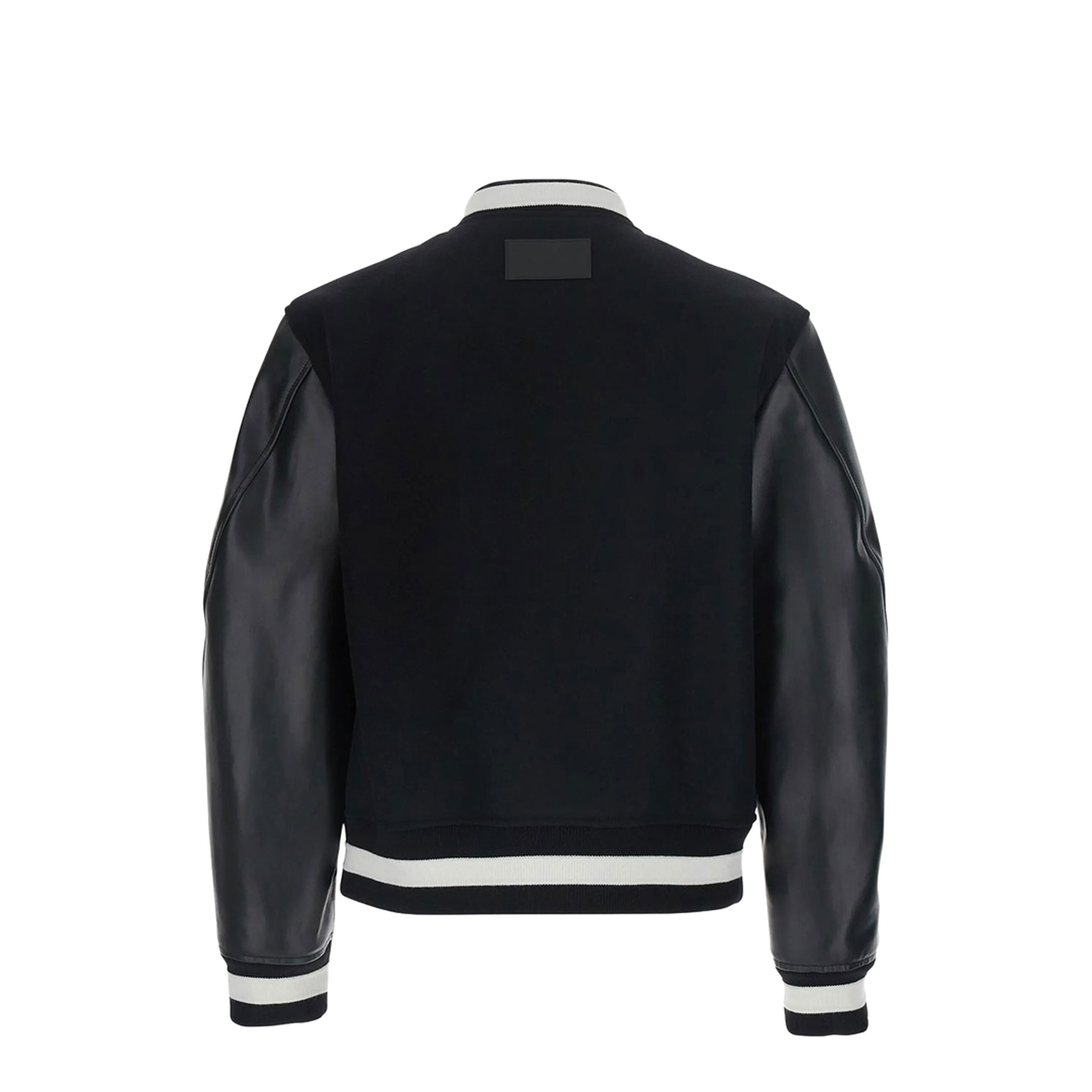 Wool and Leather Varsity Jacket - Image 2