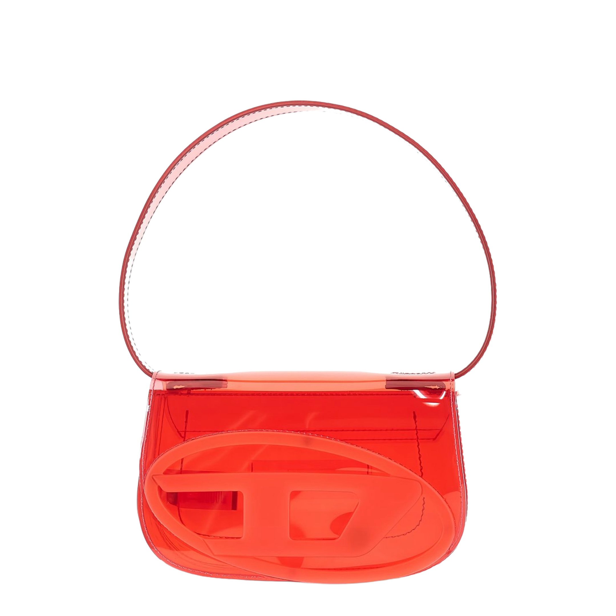 1DR Transparent TPU Shoulder Bag - Red - Image 1