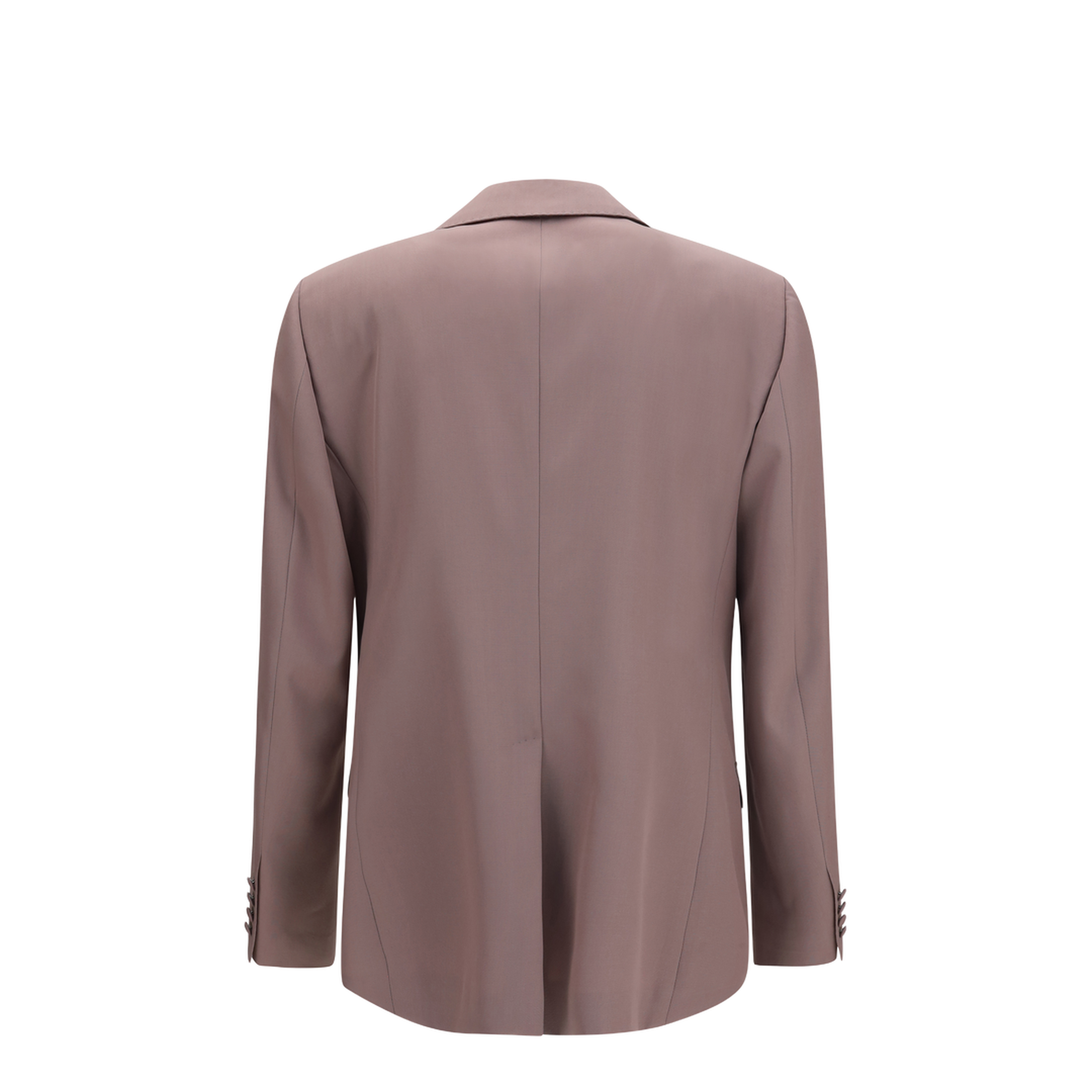 Single-breasted Wool Poplin Jacket - Image 2