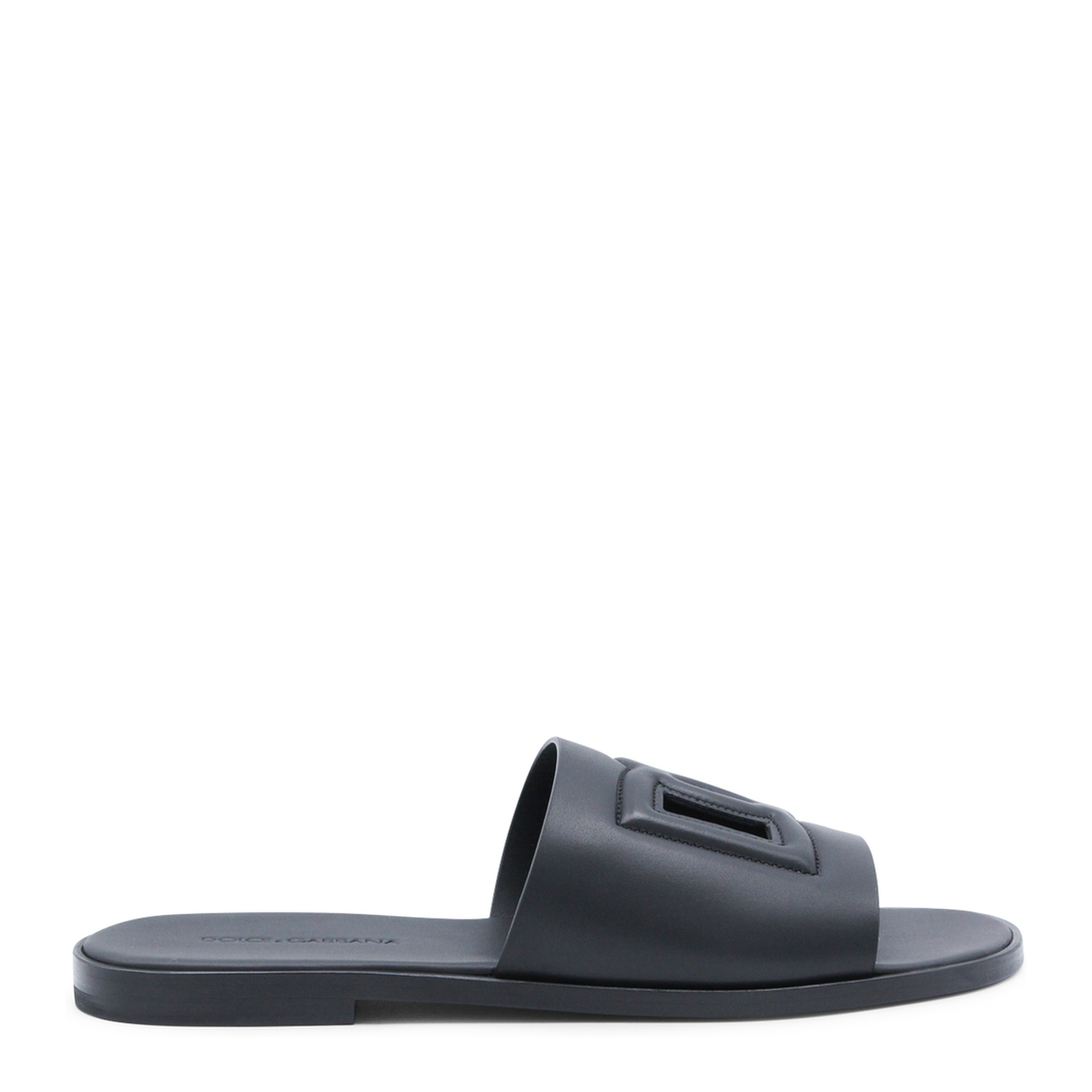 Leather Slide with Logo - Image 1