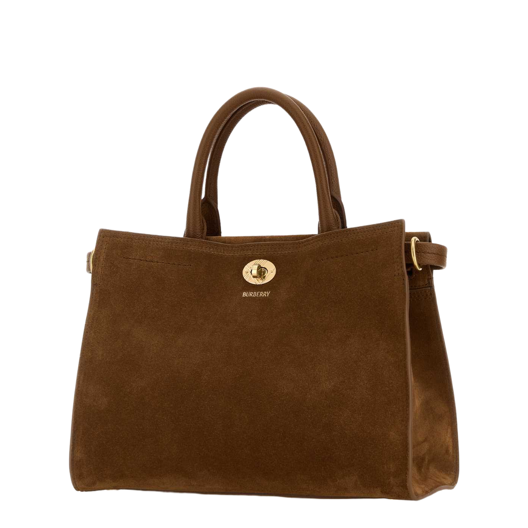 Cotswolds Small Suede Tote Bag - Hazel Brown - Image 2