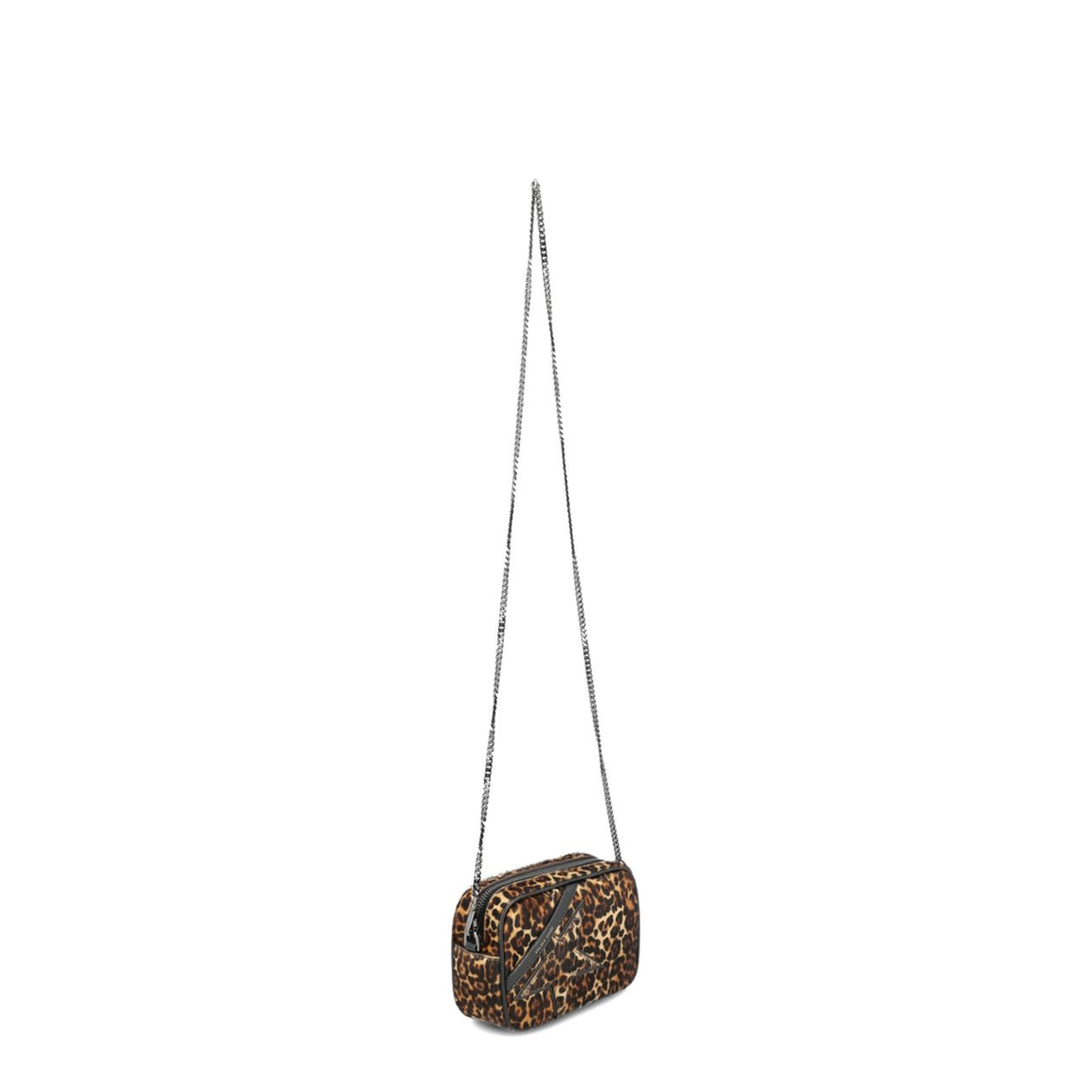 Mini Star Bag Mini Pony Skin Crossbody Bag - Beige, Brown and Black - Image 4