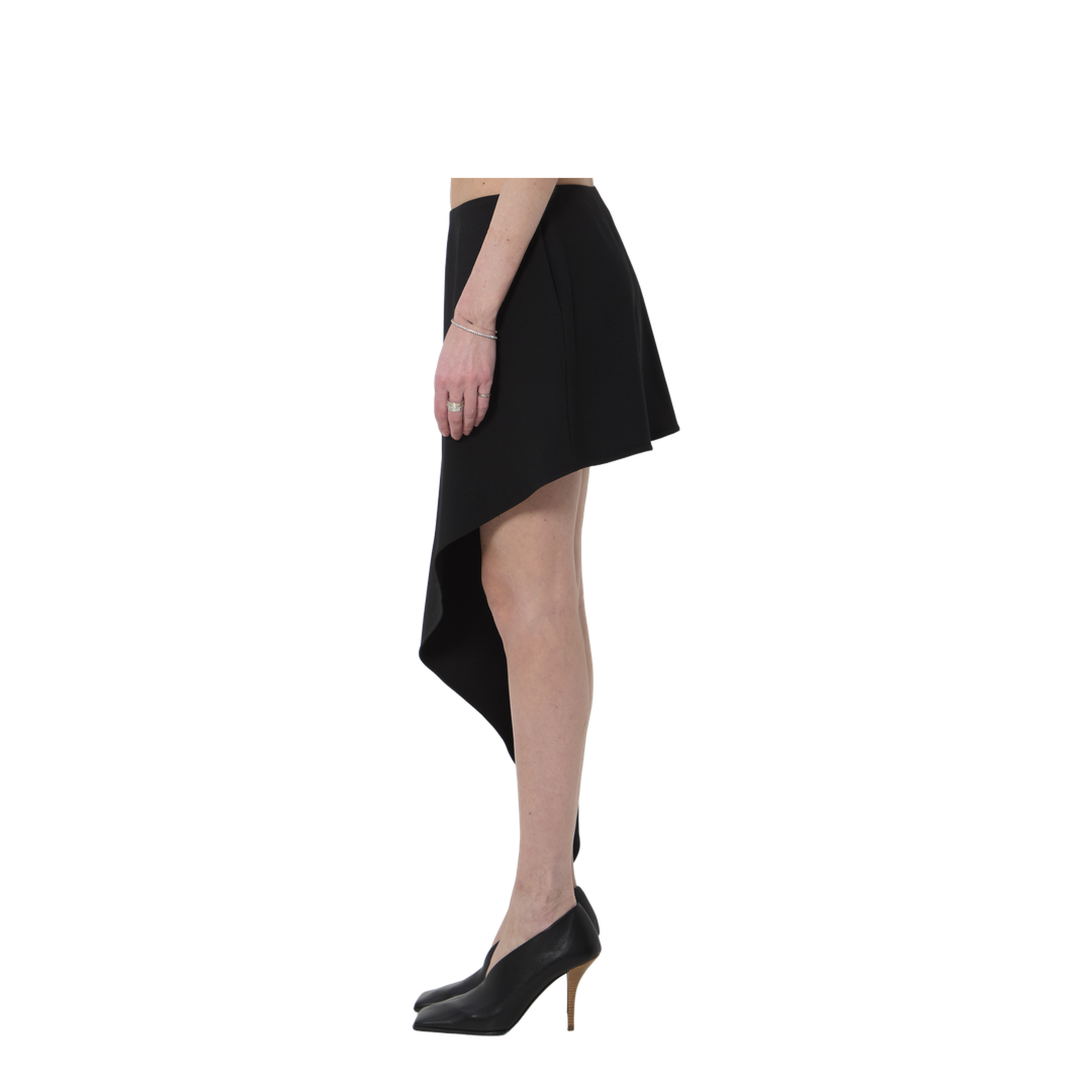 Asymmetric Pointed Skirt - Image 3