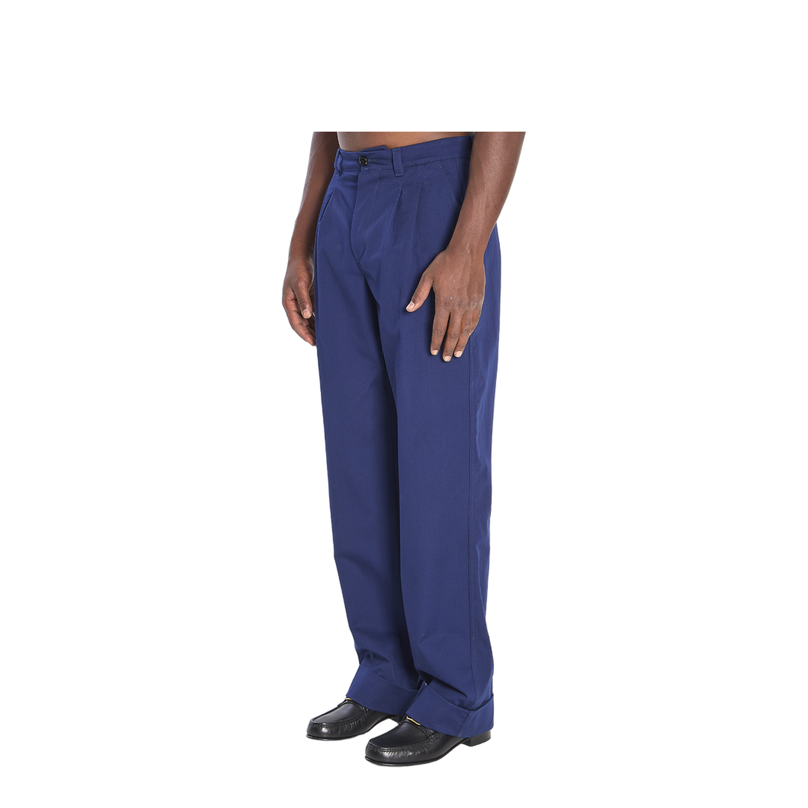 Cotton Gabardine Trousers - Image 2