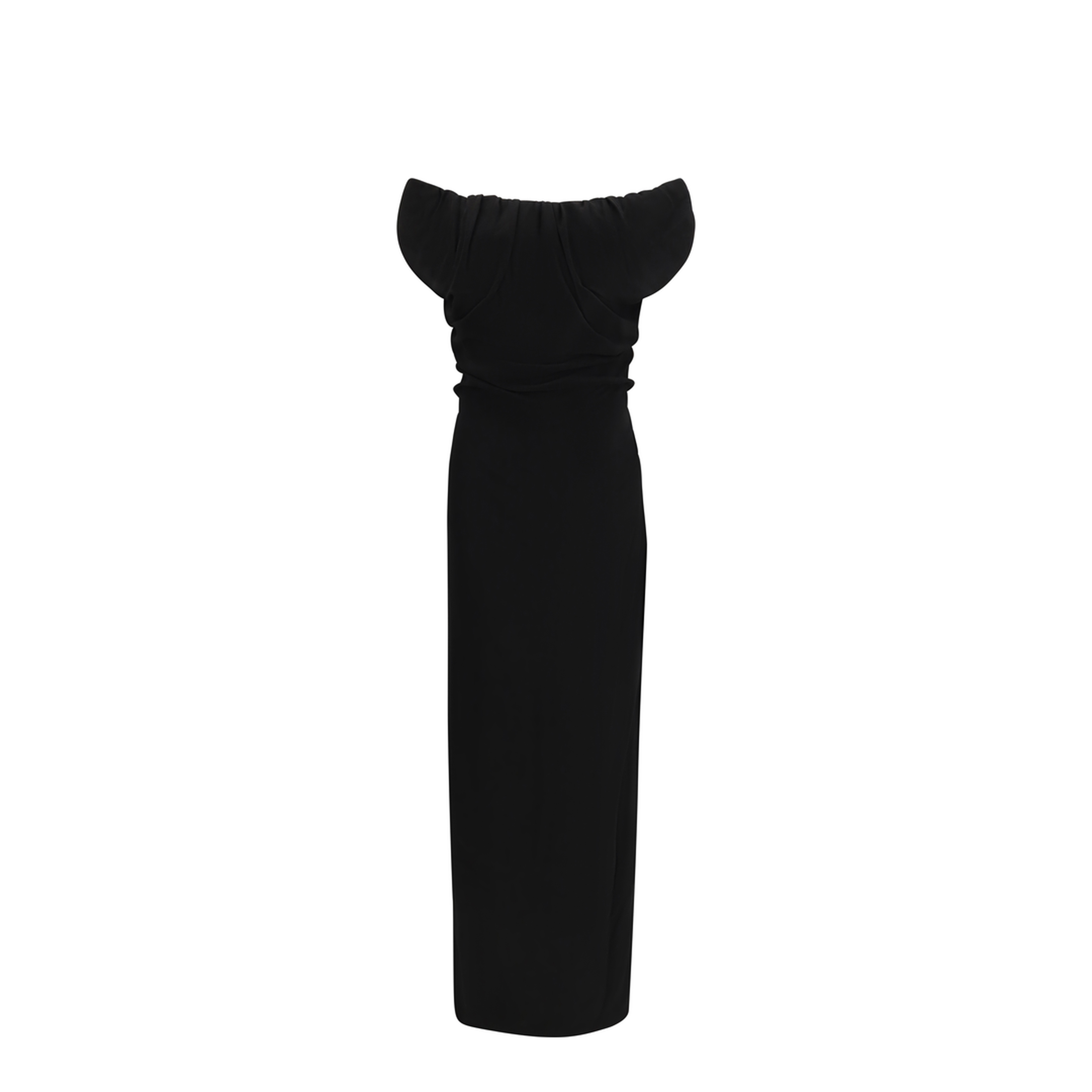 Ginnie Amber Draped Long Dress - Image 1