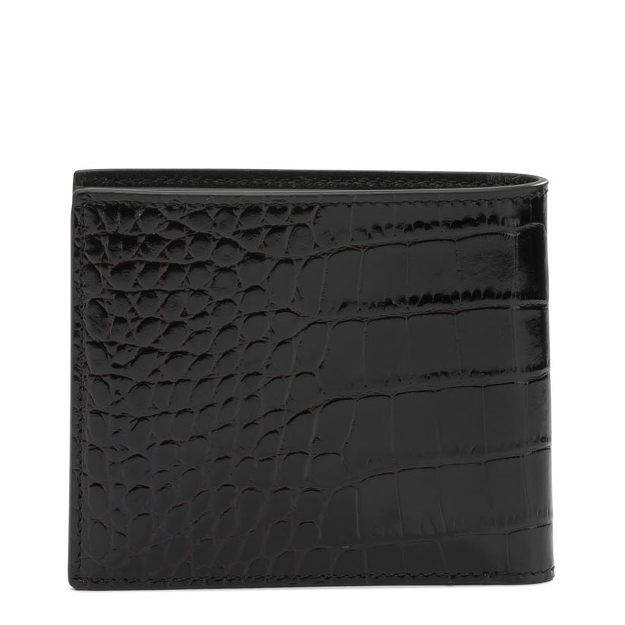 Crocodile-Effect Bi-Fold Wallet - Image 3