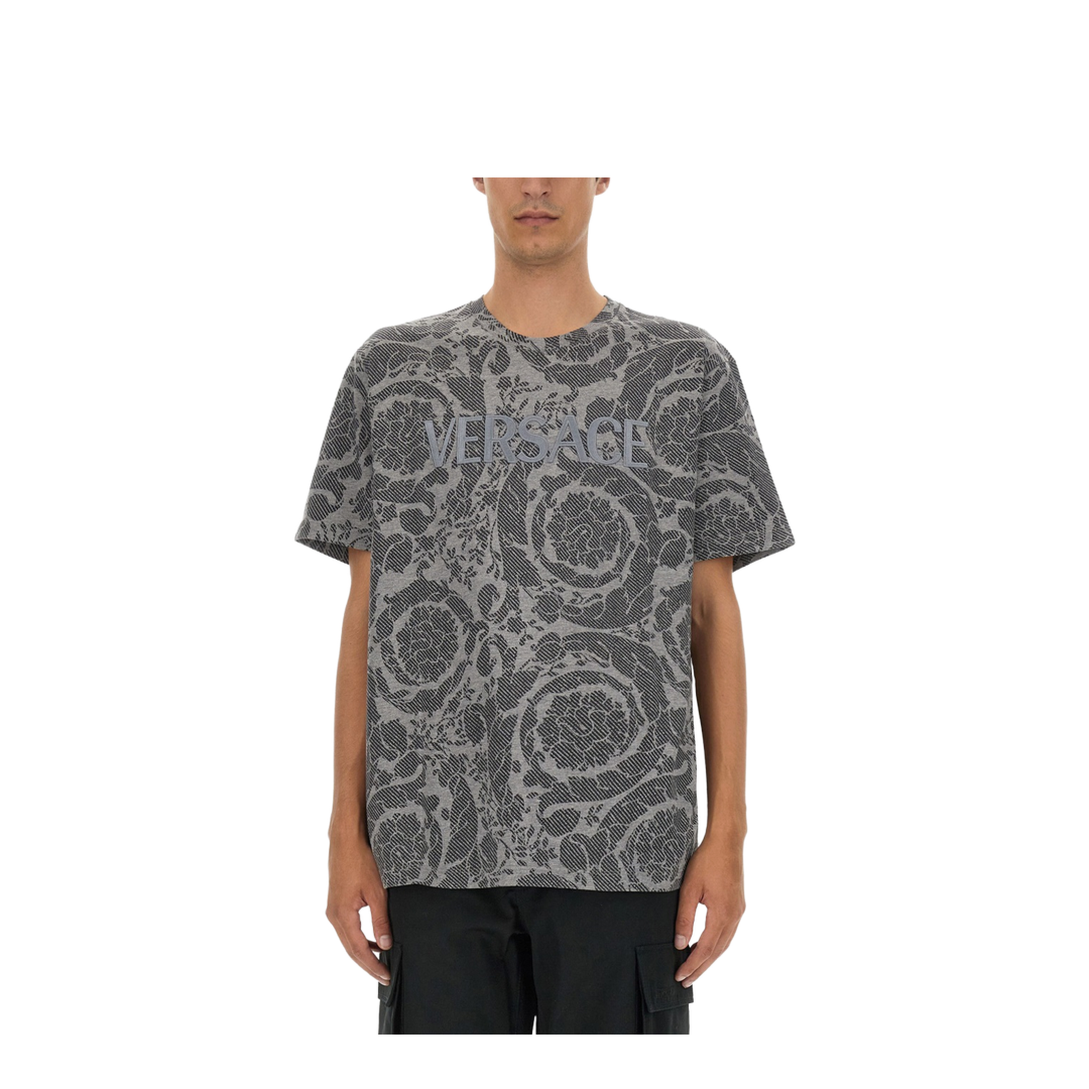 Silhouette Baroque Logo T-Shirt - Image 3