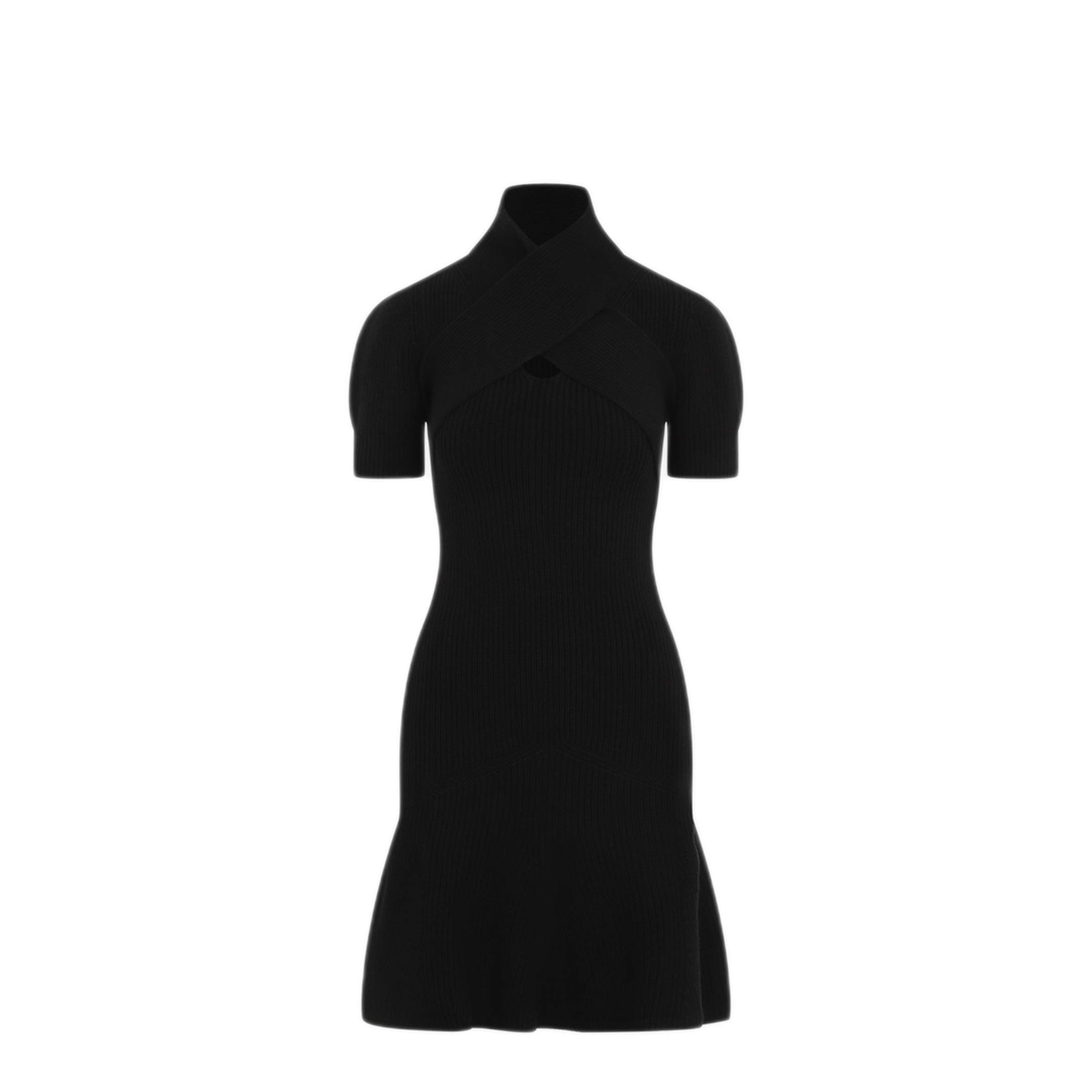 Scarf Draped Dress - Image 1