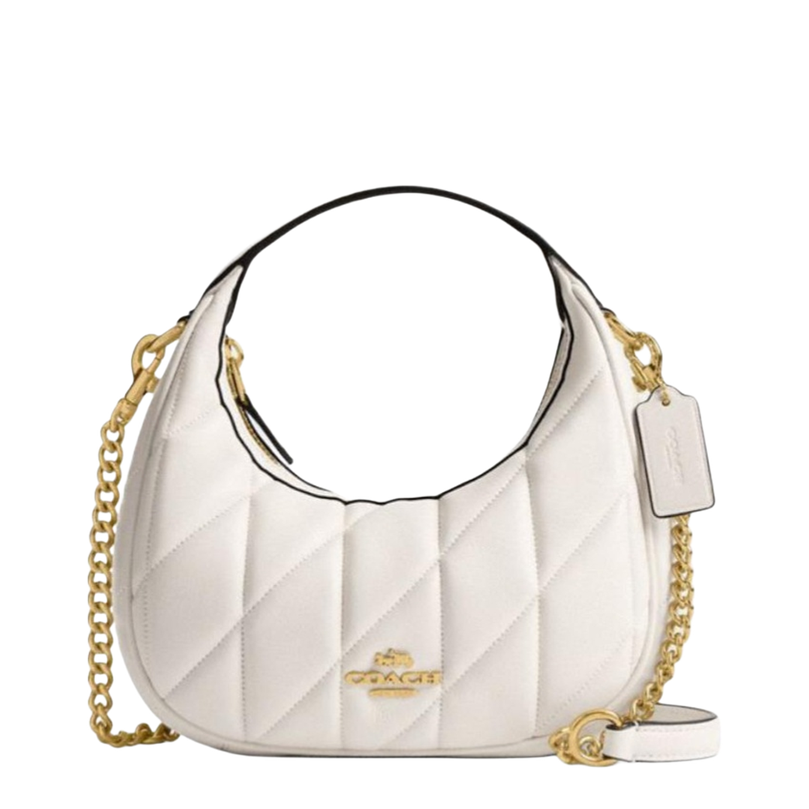 Carmen Mini Crossbody Bag With Quilting White - Image 1