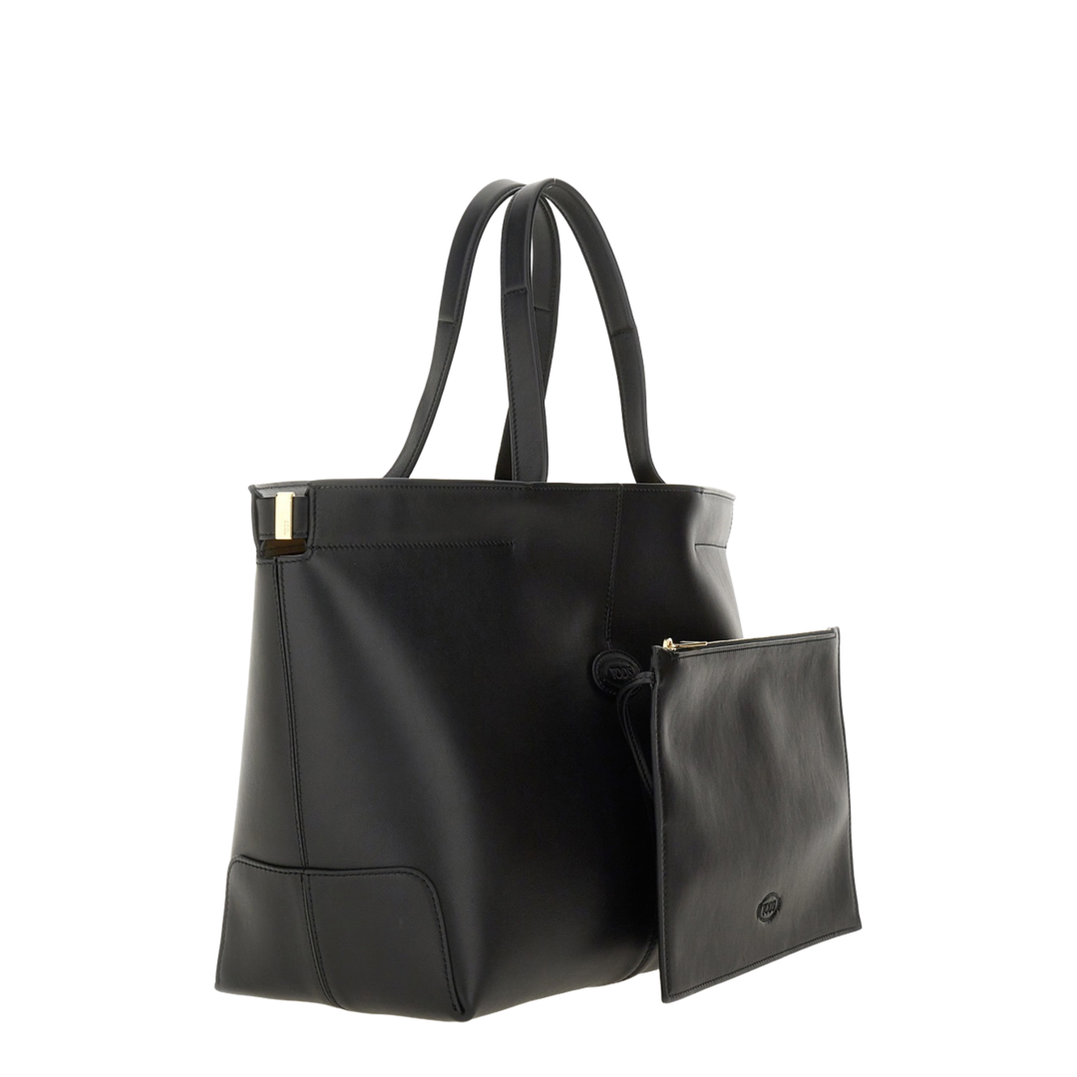 Di Bag Folio Calfskin Shopping Bag - Black - Image 3