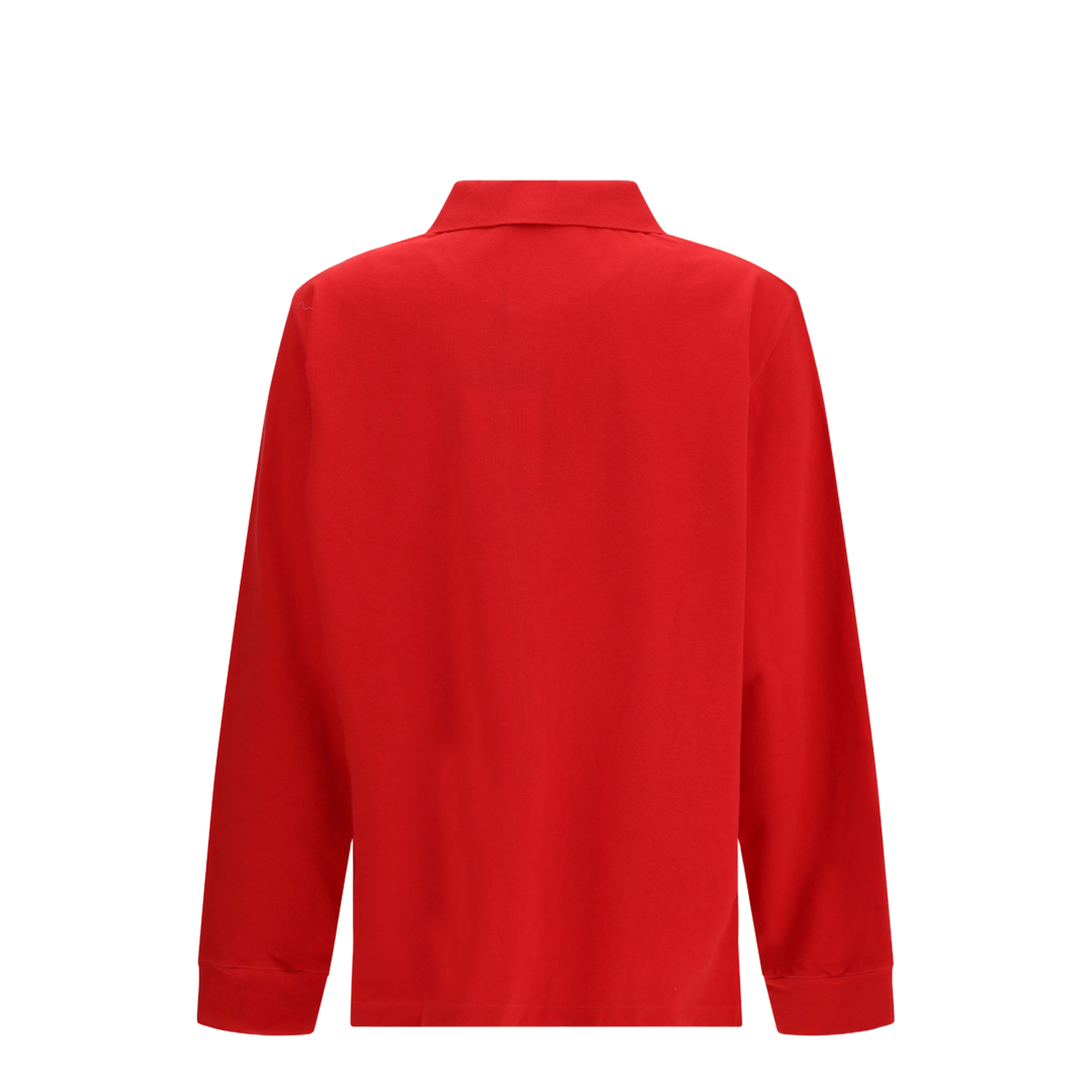 Long-sleeve cotton piqué Polo - Image 2
