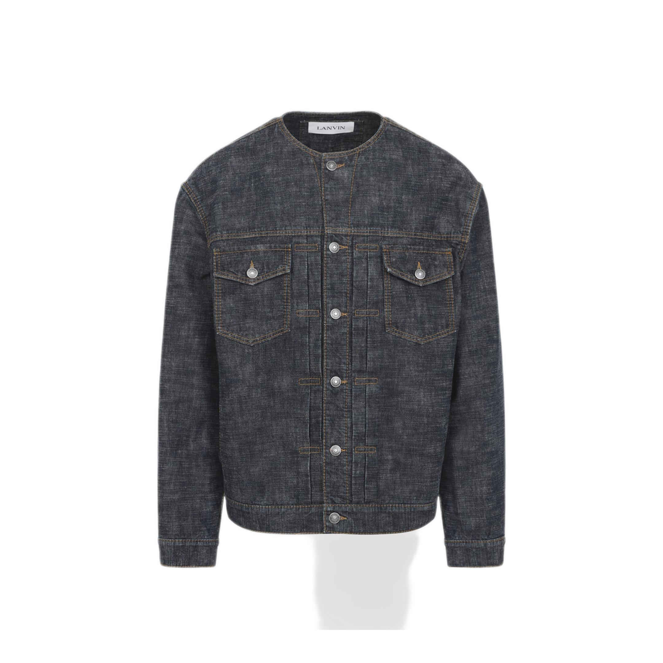 Collarless Jacket - Image 3