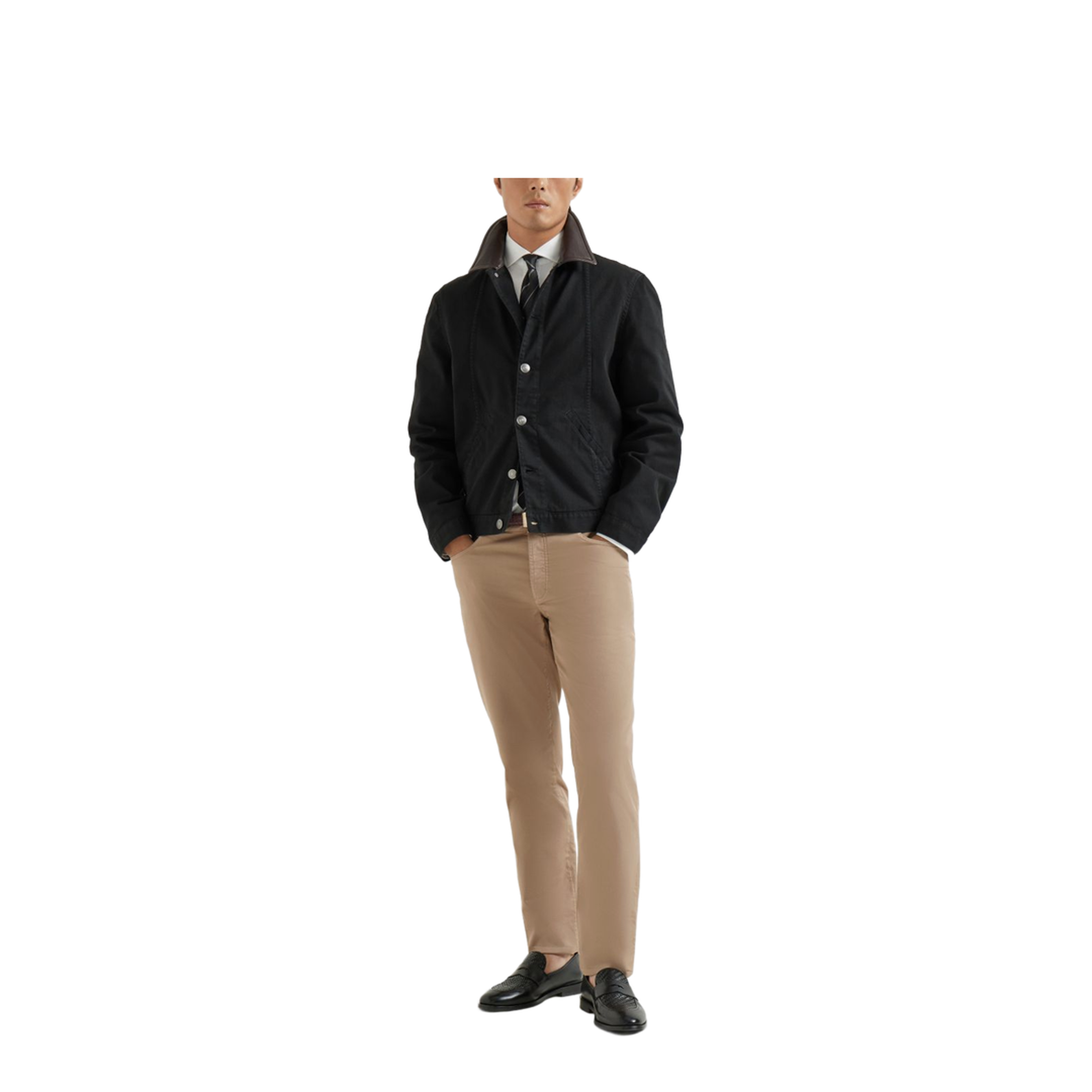 Stretch Cotton Trousers - Image 3