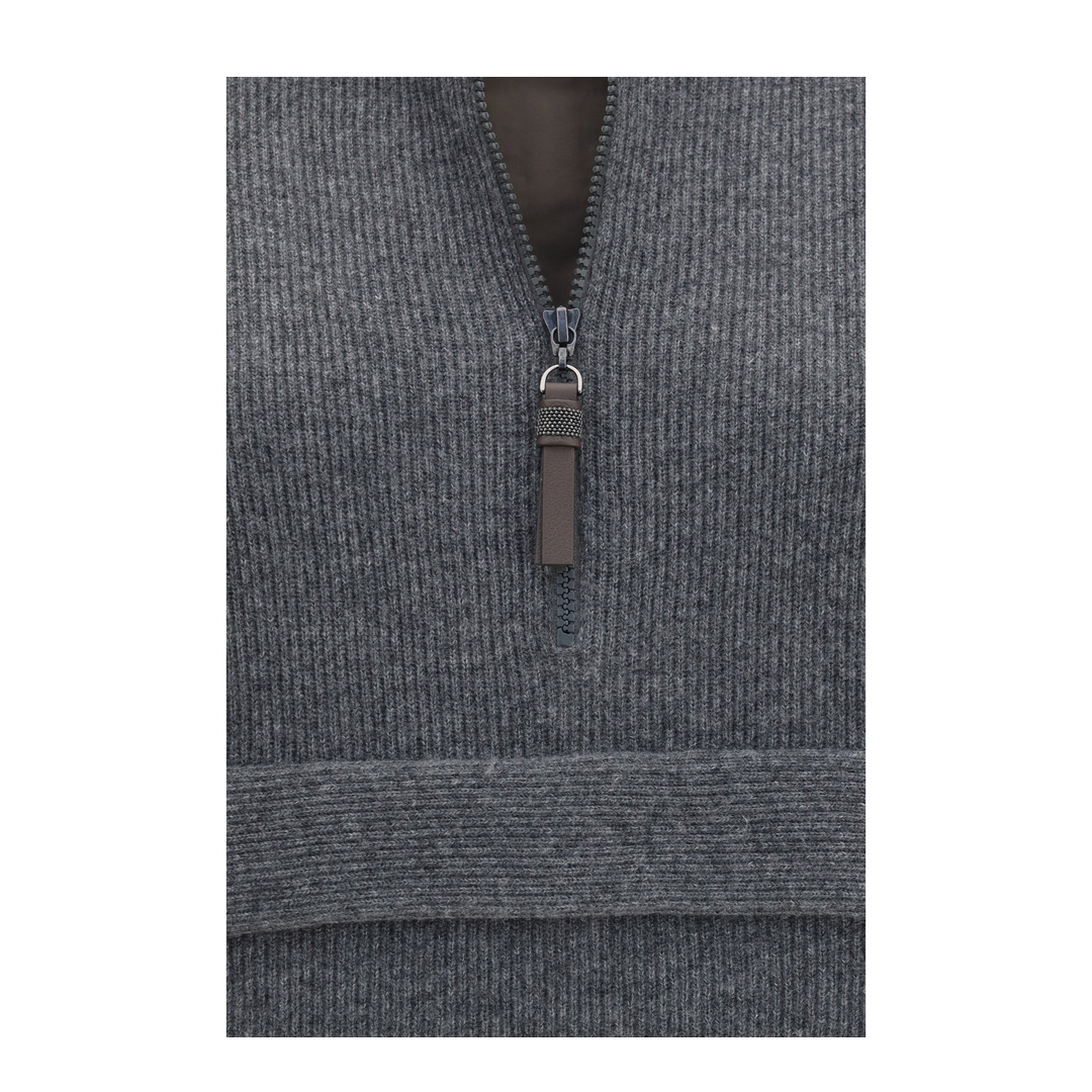Cashmere Half-Zip Sweater - Image 3