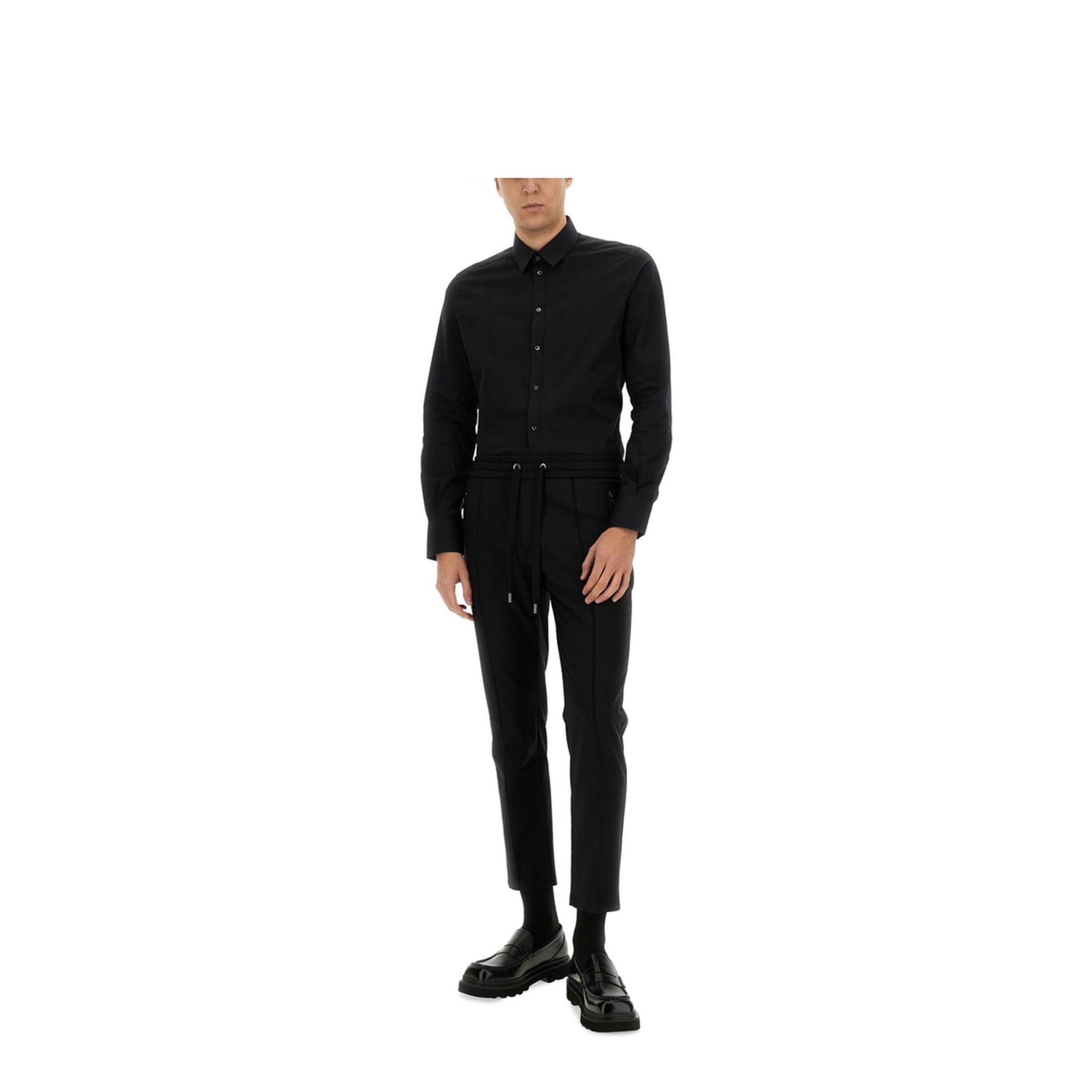 Gold Poplin Stretch Shirt - Image 2
