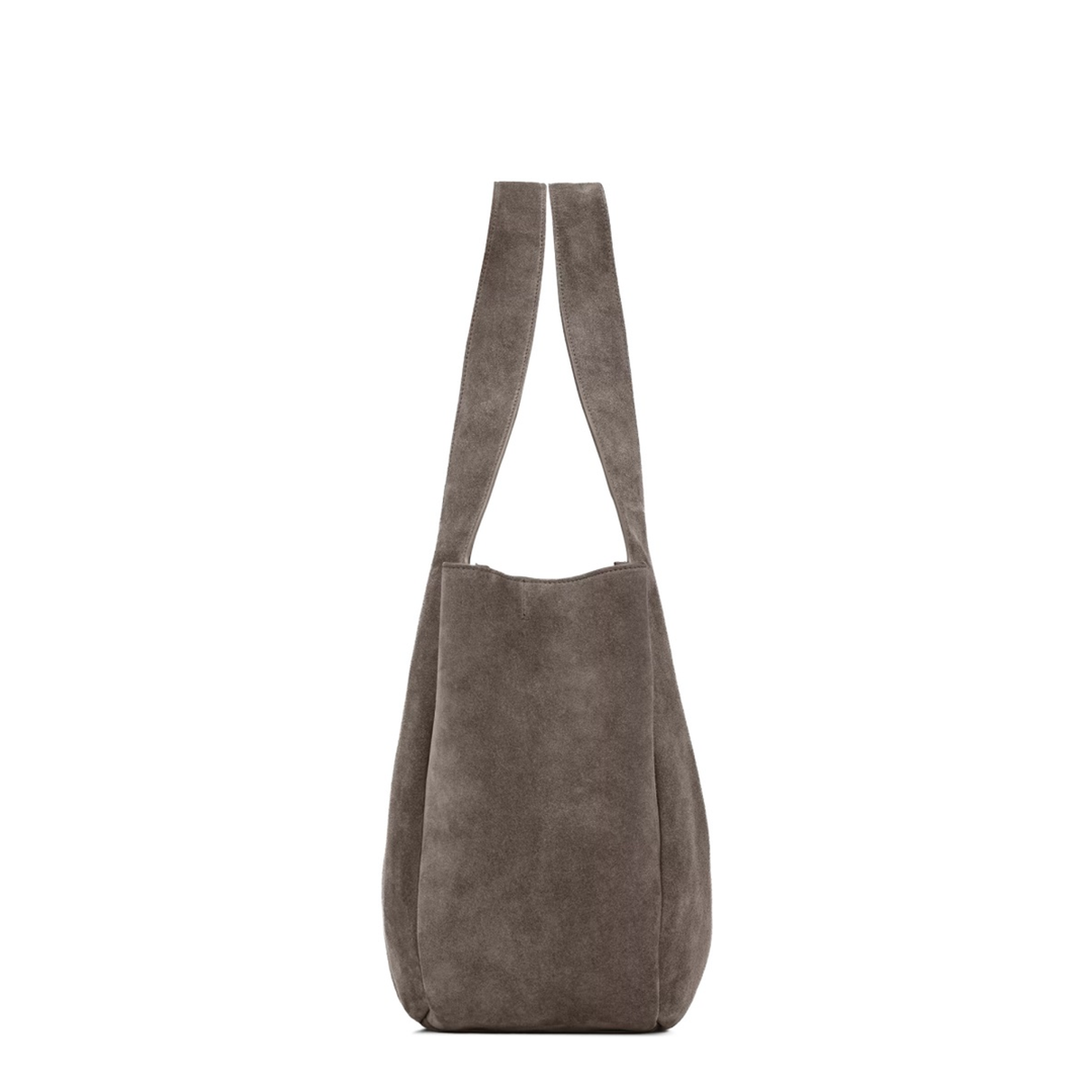 Bea M Suede Shoulder Bag - Urban Grey - Image 4