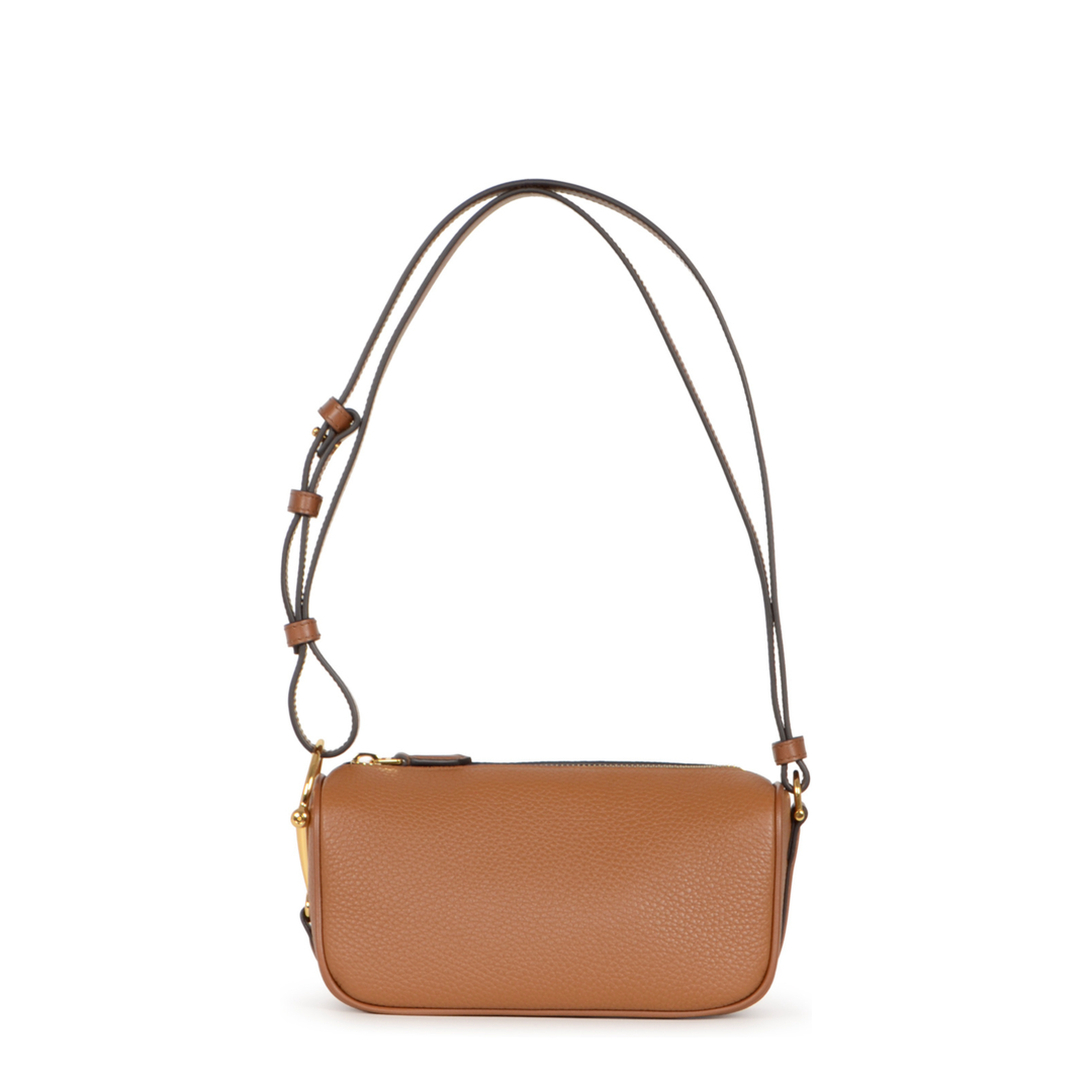 Half Horsebit Mini Bag Grained Calf Leather - Brown - Image 3
