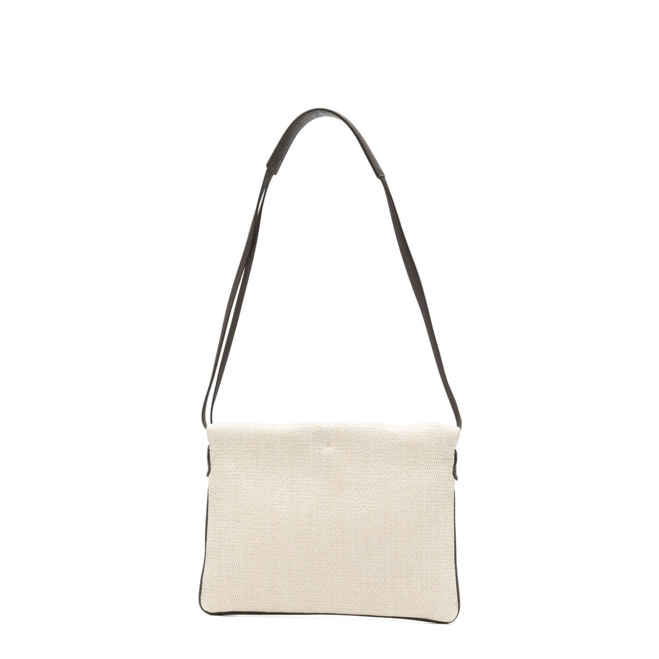 Canvas Shoulder Bag - Beige - Image 4