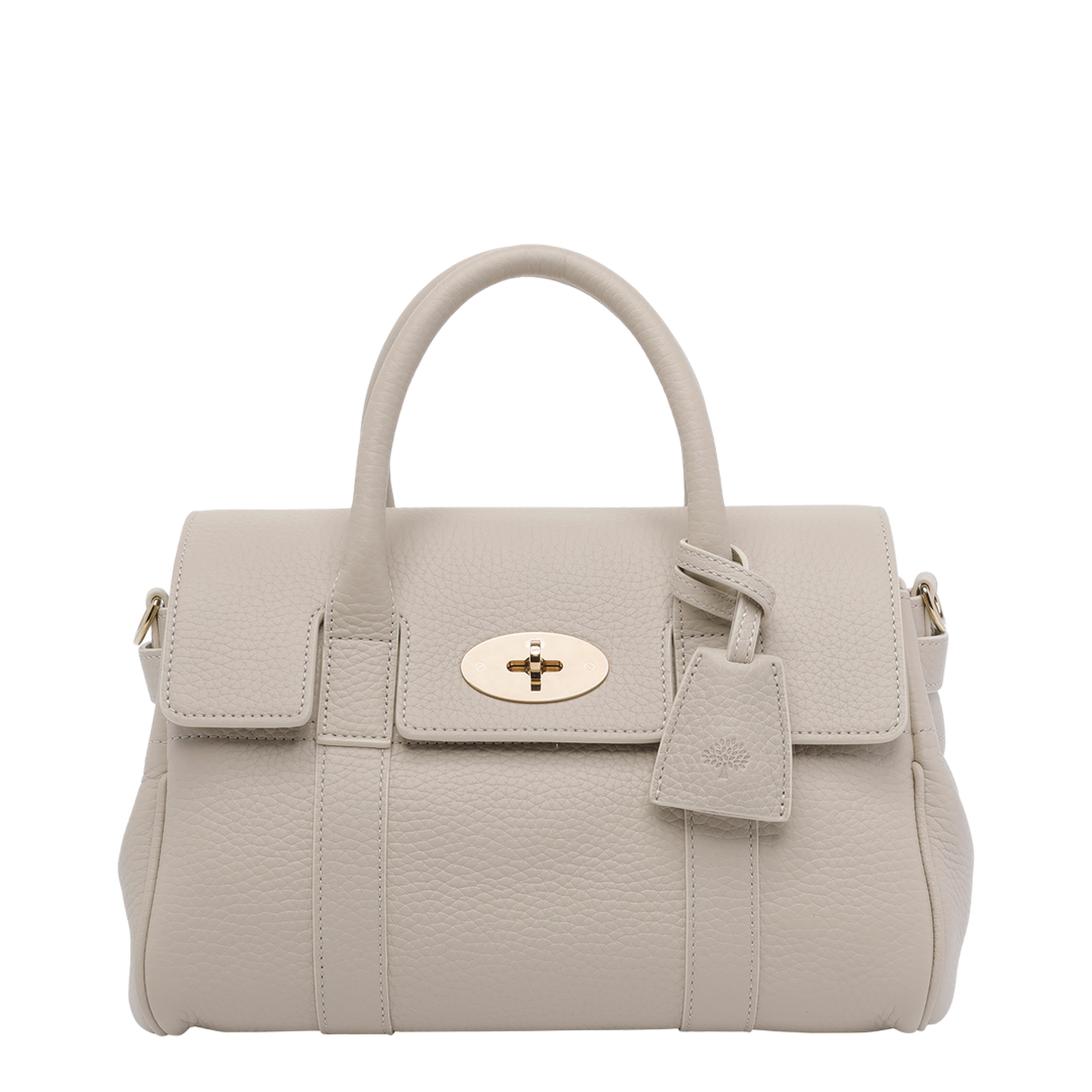 Bayswater Leather Satchel - Chalk - Image 4