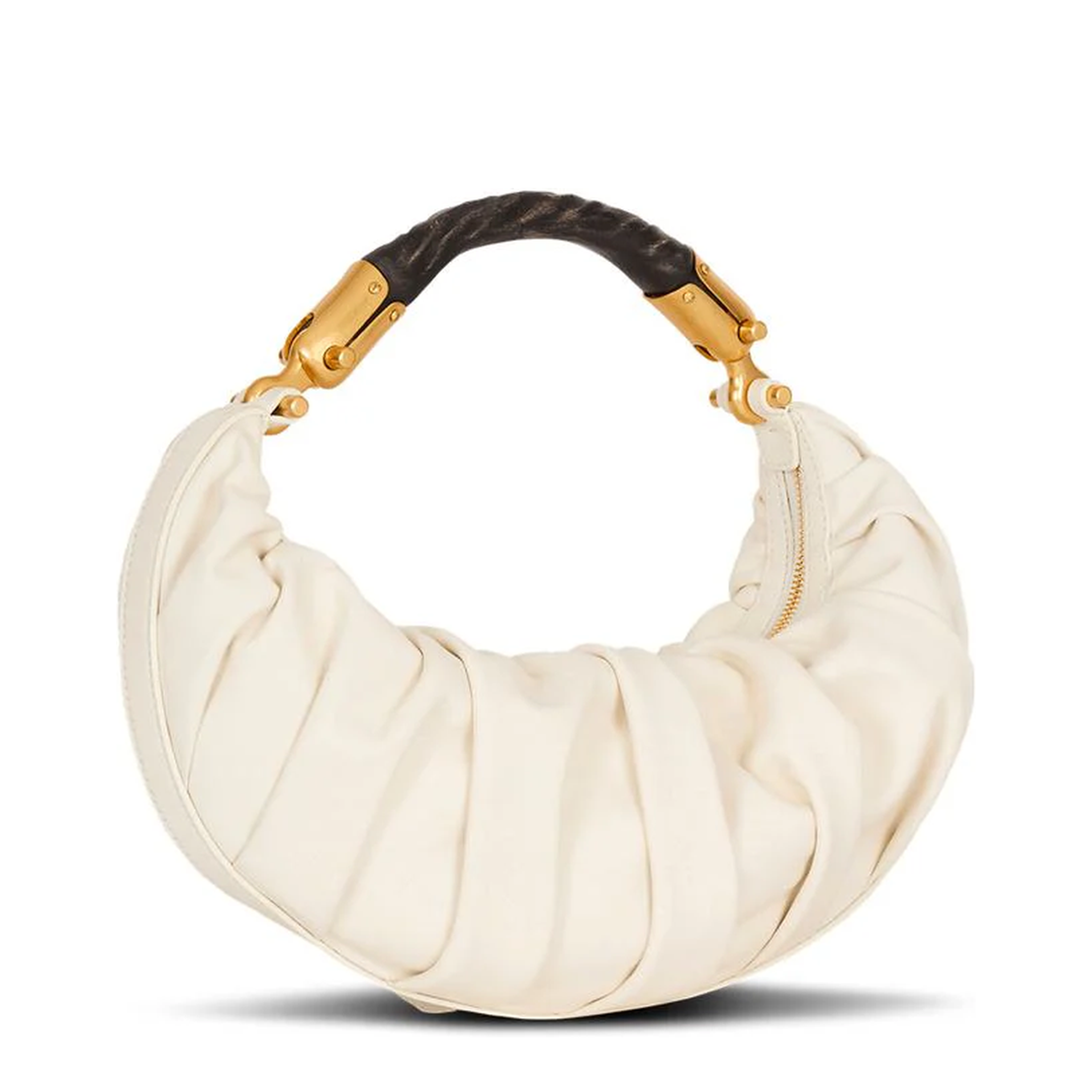 Ébène Medium Calfskin Handbag - Cream - Image 3