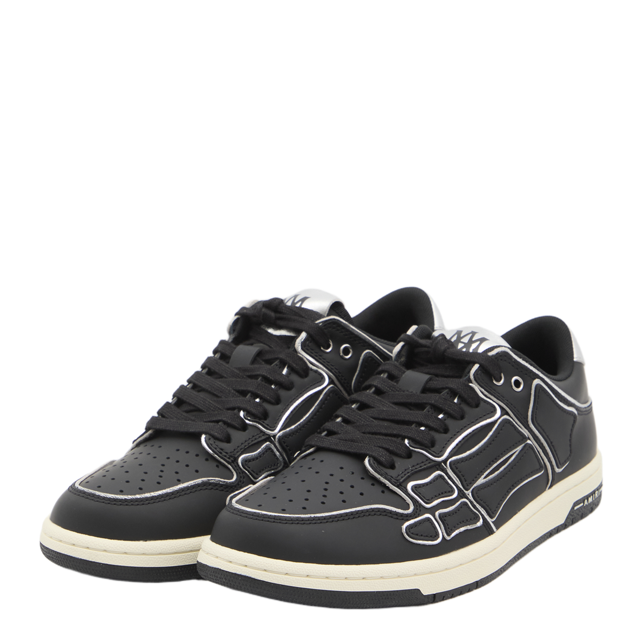 Skel Top Low Black Sneaker With Logo Patch - Image 2