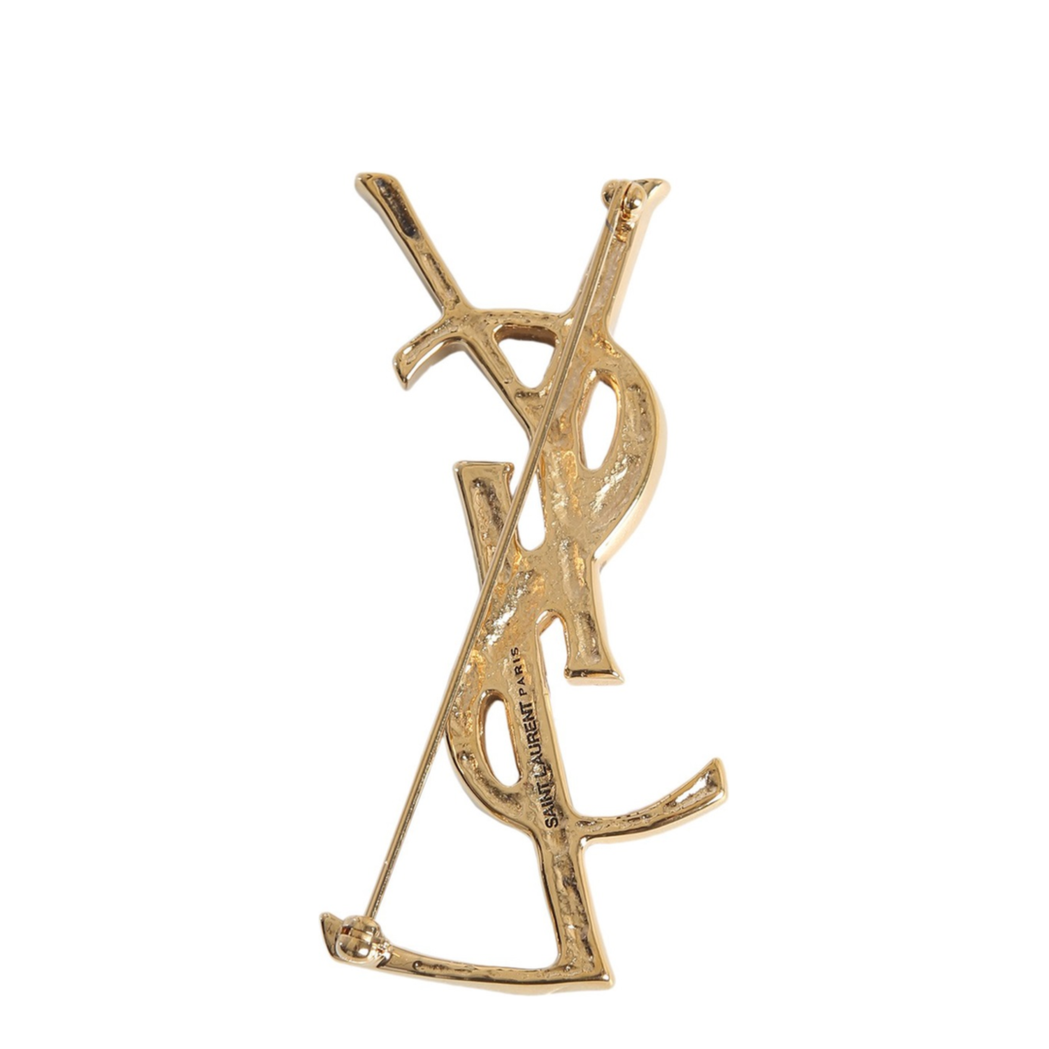 CASSANDRE Crocodile Brooch in Metal in Gold - Image 6
