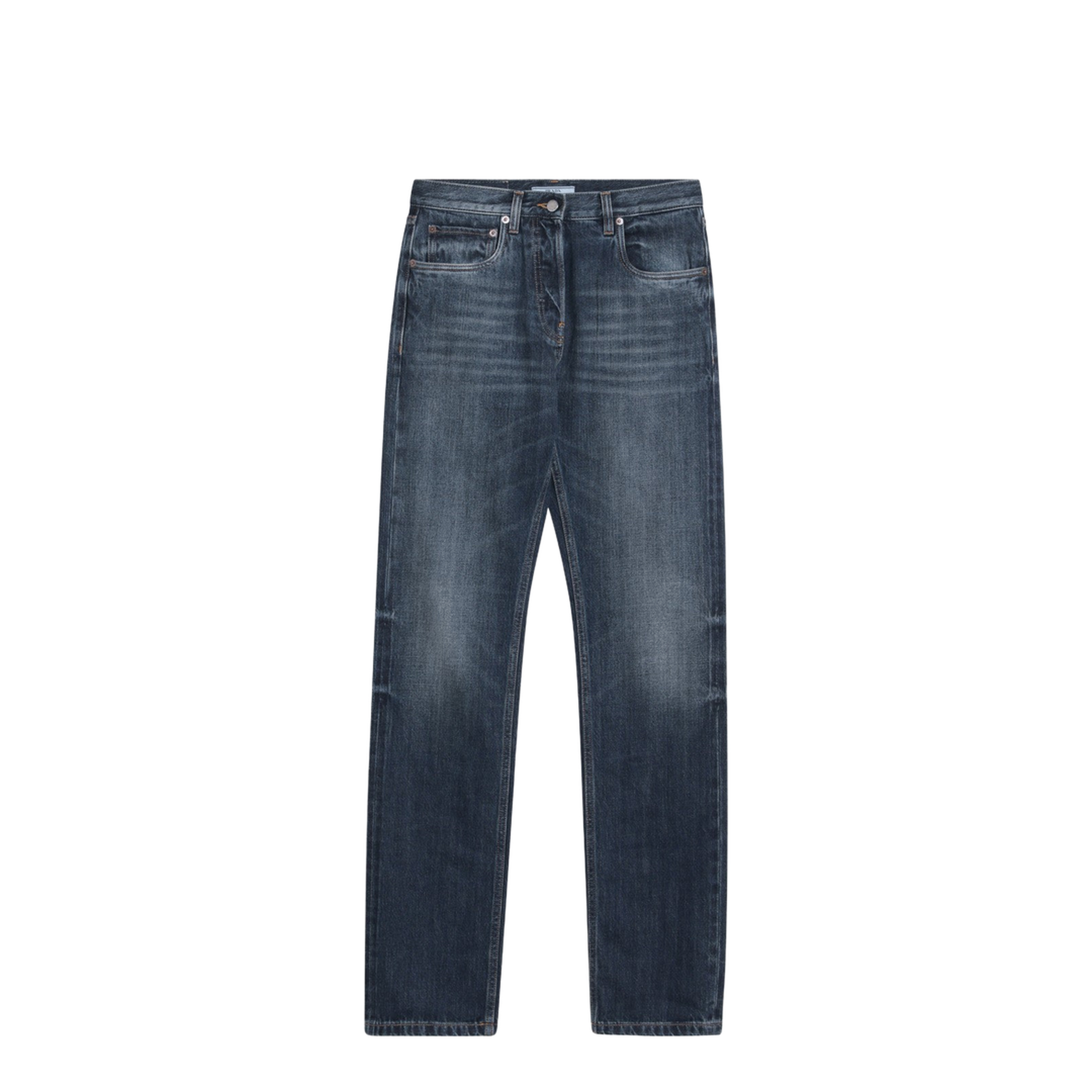Blue Washed-Out Jeans - Image 1