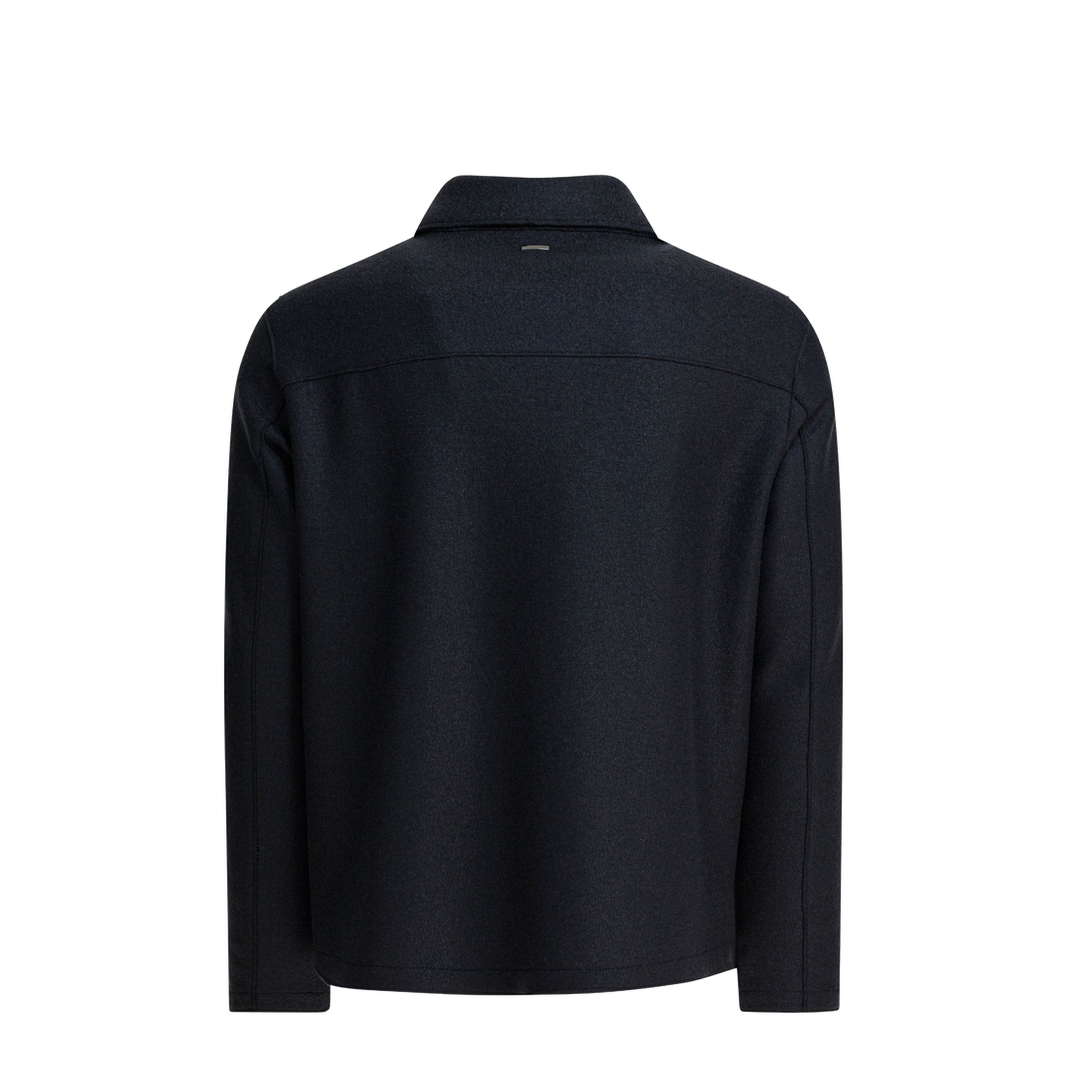 Virgin Wool Overshirt Jacket - Image 2