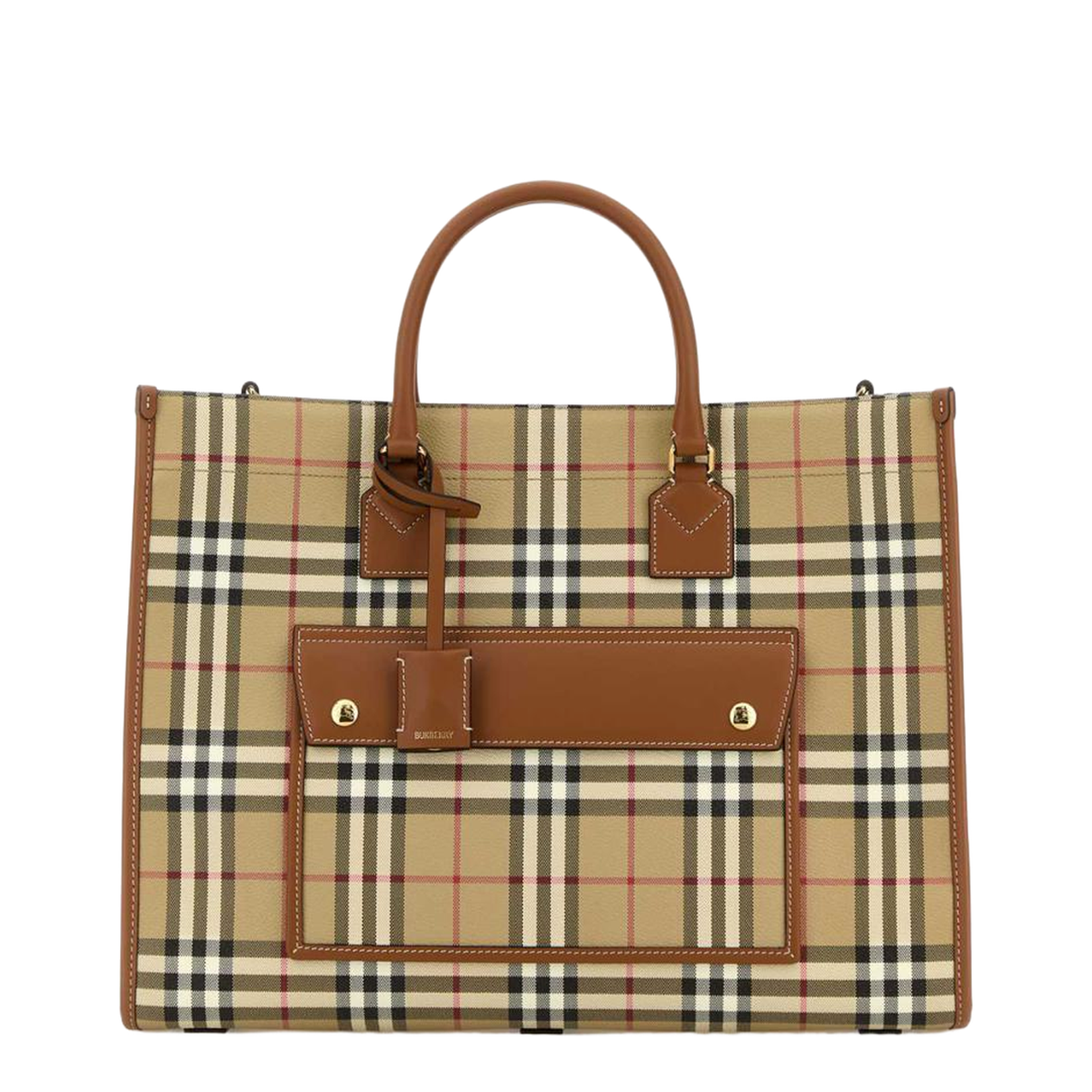 Printed Canvas Medium Freya Shopping Bag - Image 1