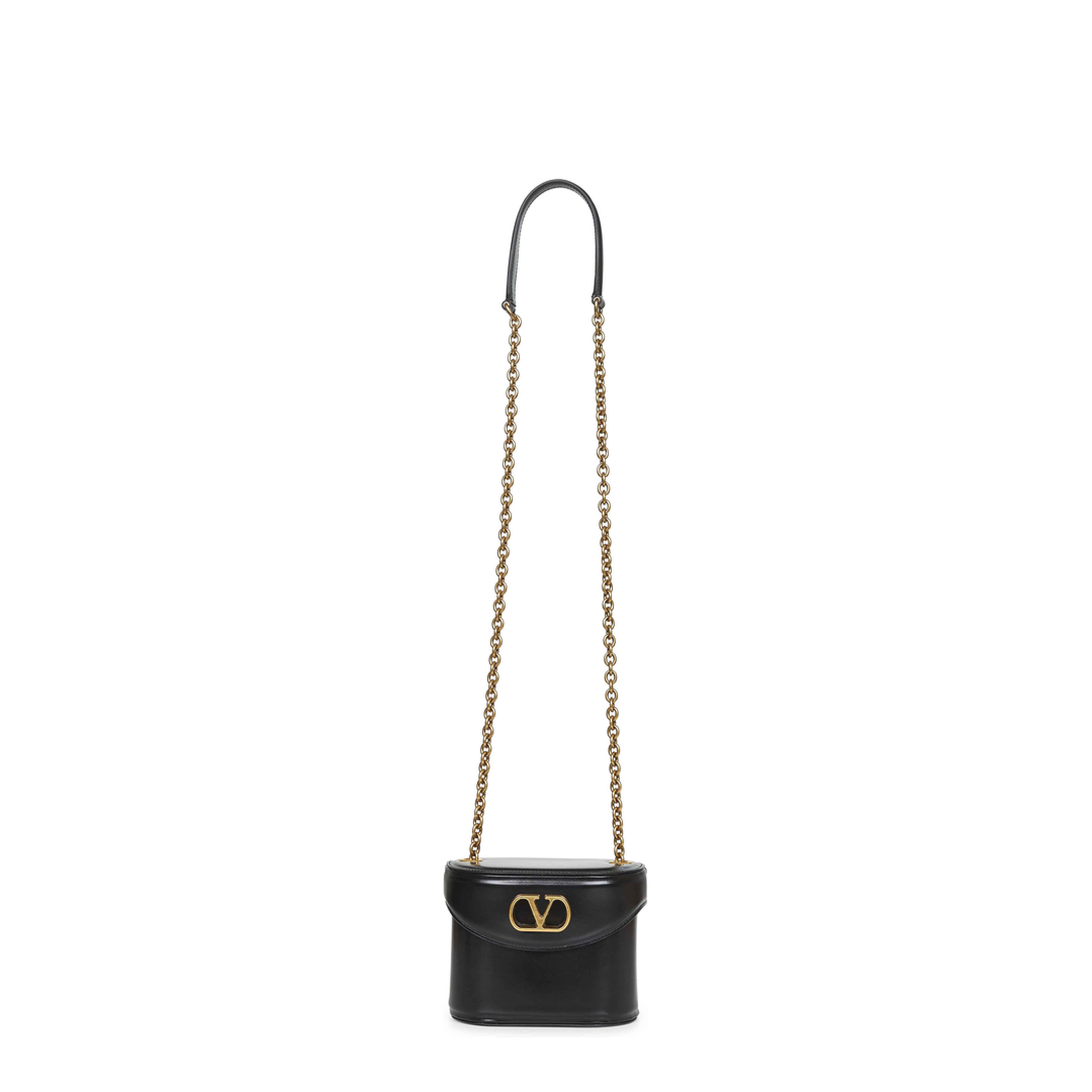 Black Leather Vanity Bag - Image 4