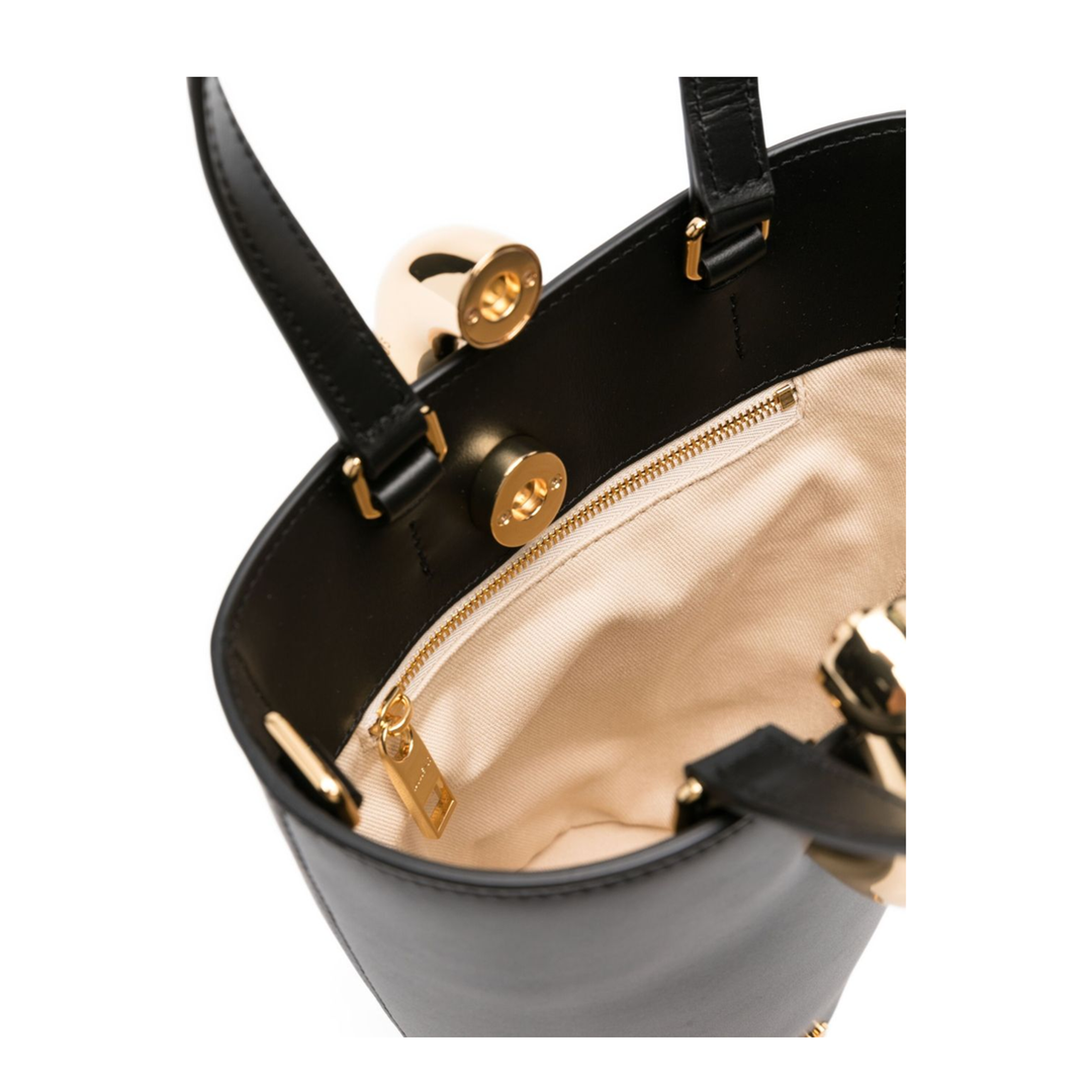 Asymmetric Mini Bucket Bag - Image 4