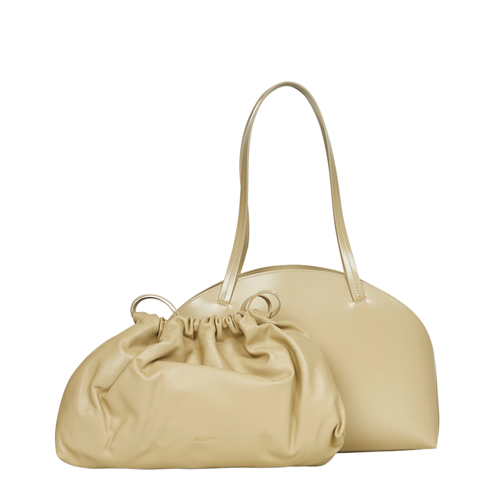 Almond Curve Shoulder Medium Shoulder Bag - Image 4