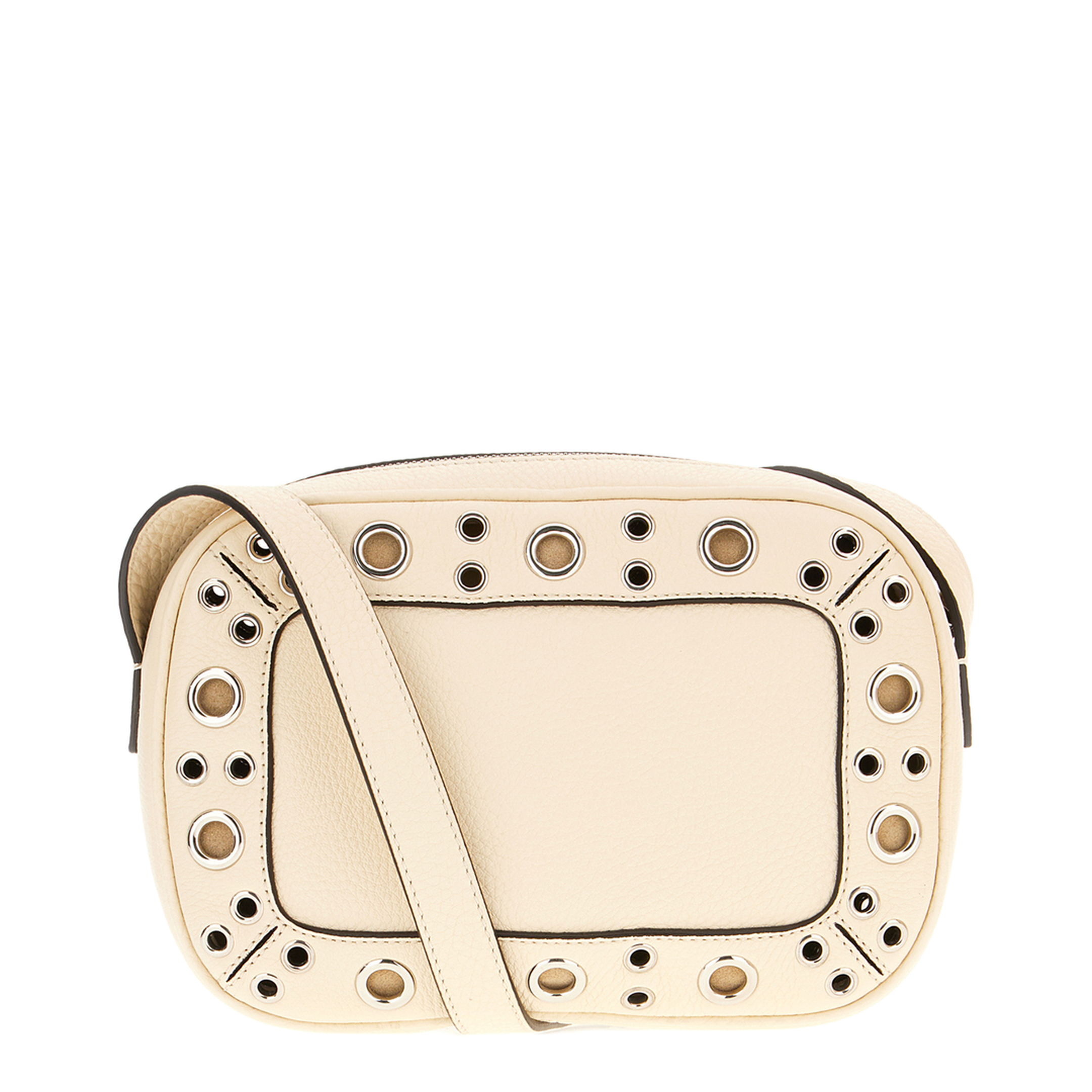 Nellcôte Crossbody Bag Grainy Calfskin - Light Ivory - Image 3