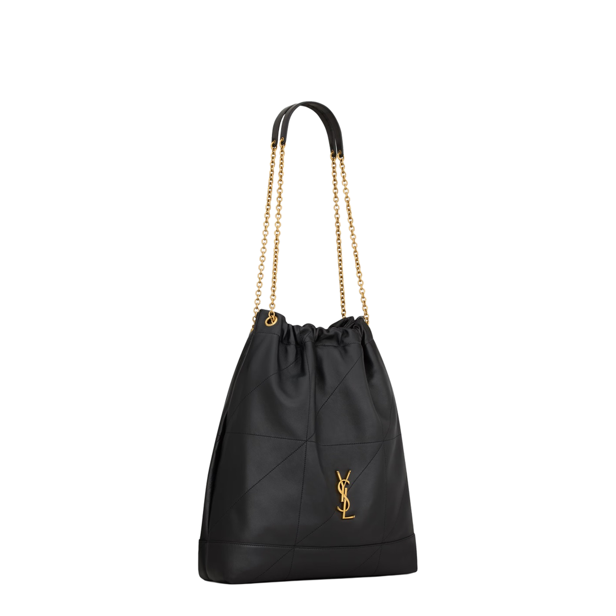 Jamie Large Nappa Bucket Bags - Black - Image 5