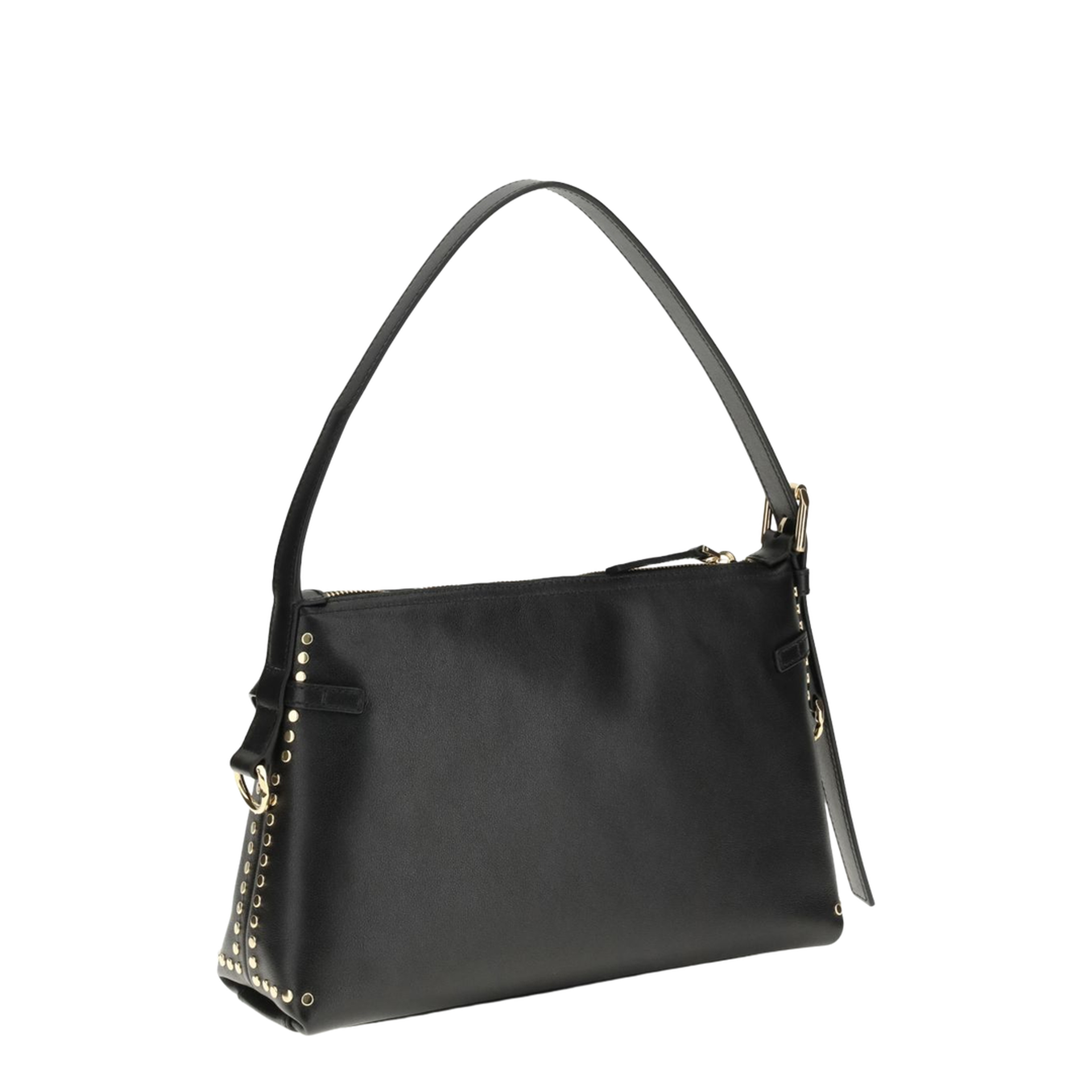 Voyou Mini Calfskin Shoulder Bag - Black - Image 4
