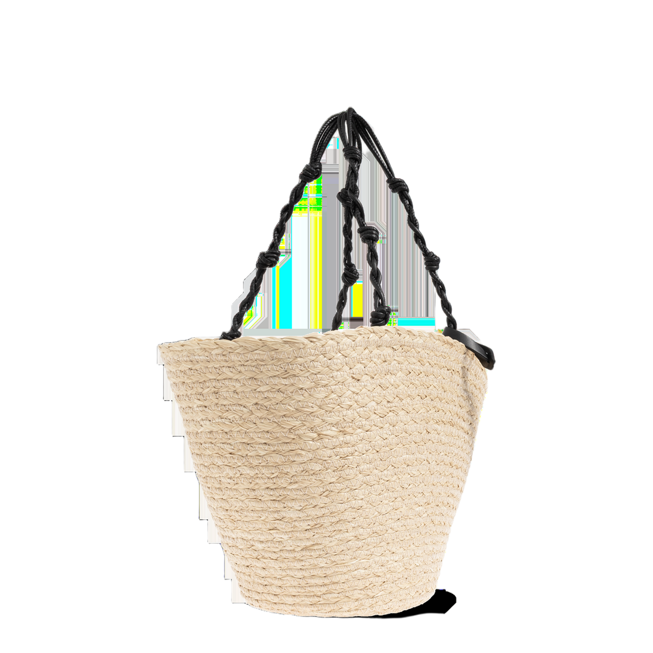 Tangle Small Woven Tech Bucket Bag - Blue - Image 3