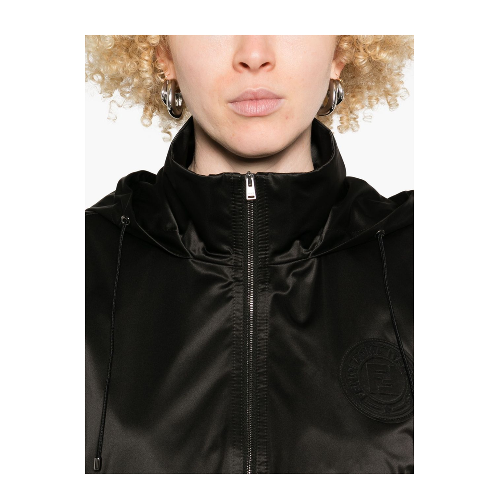 Cropped Gilet with High Collar - Image 2