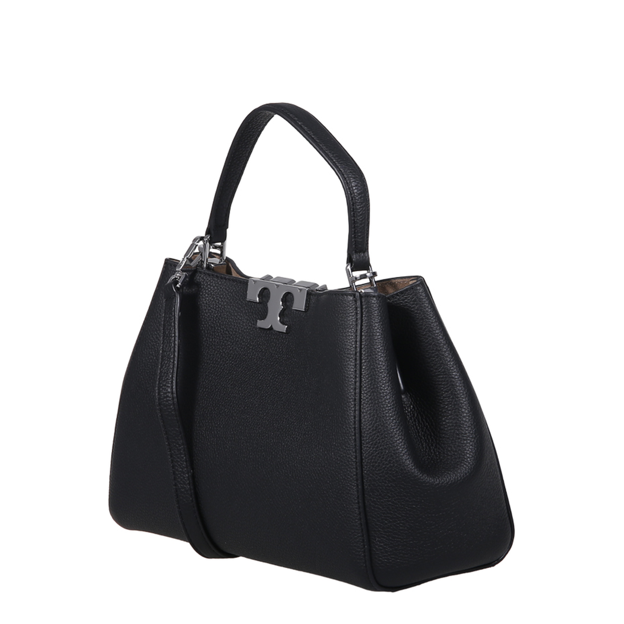 Eleanor Pebbled Medium Satchel Bag - Image 5
