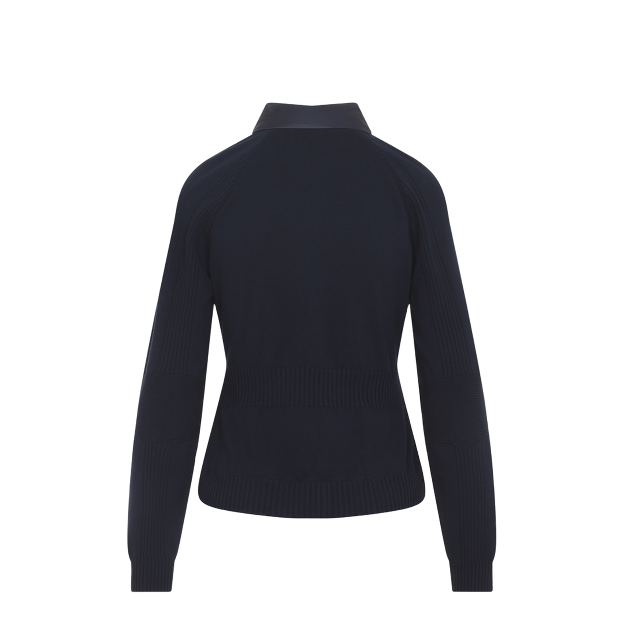 Navy Blue Knit Cardigan - Image 3