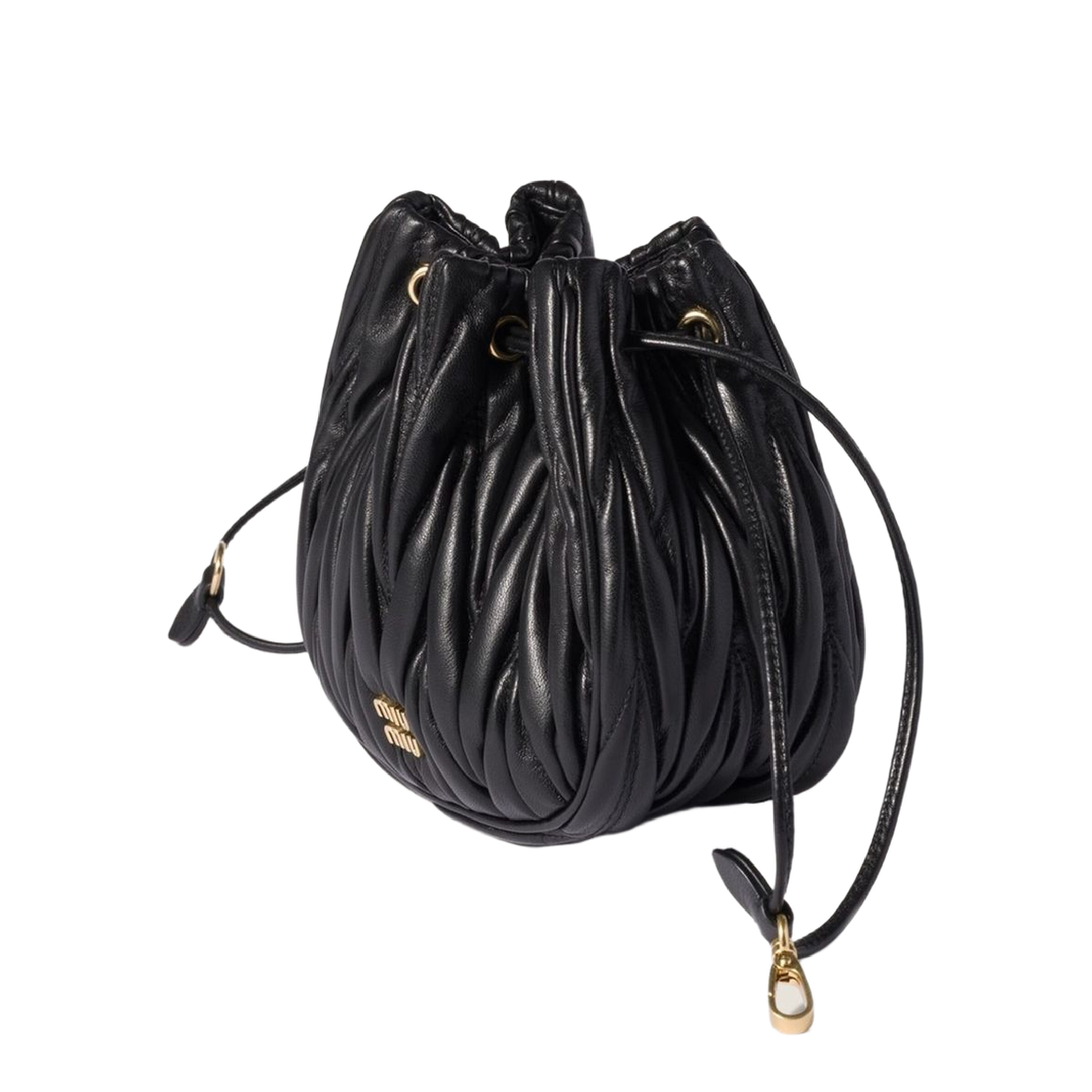 Black Nappa Leather Pouch - Image 4