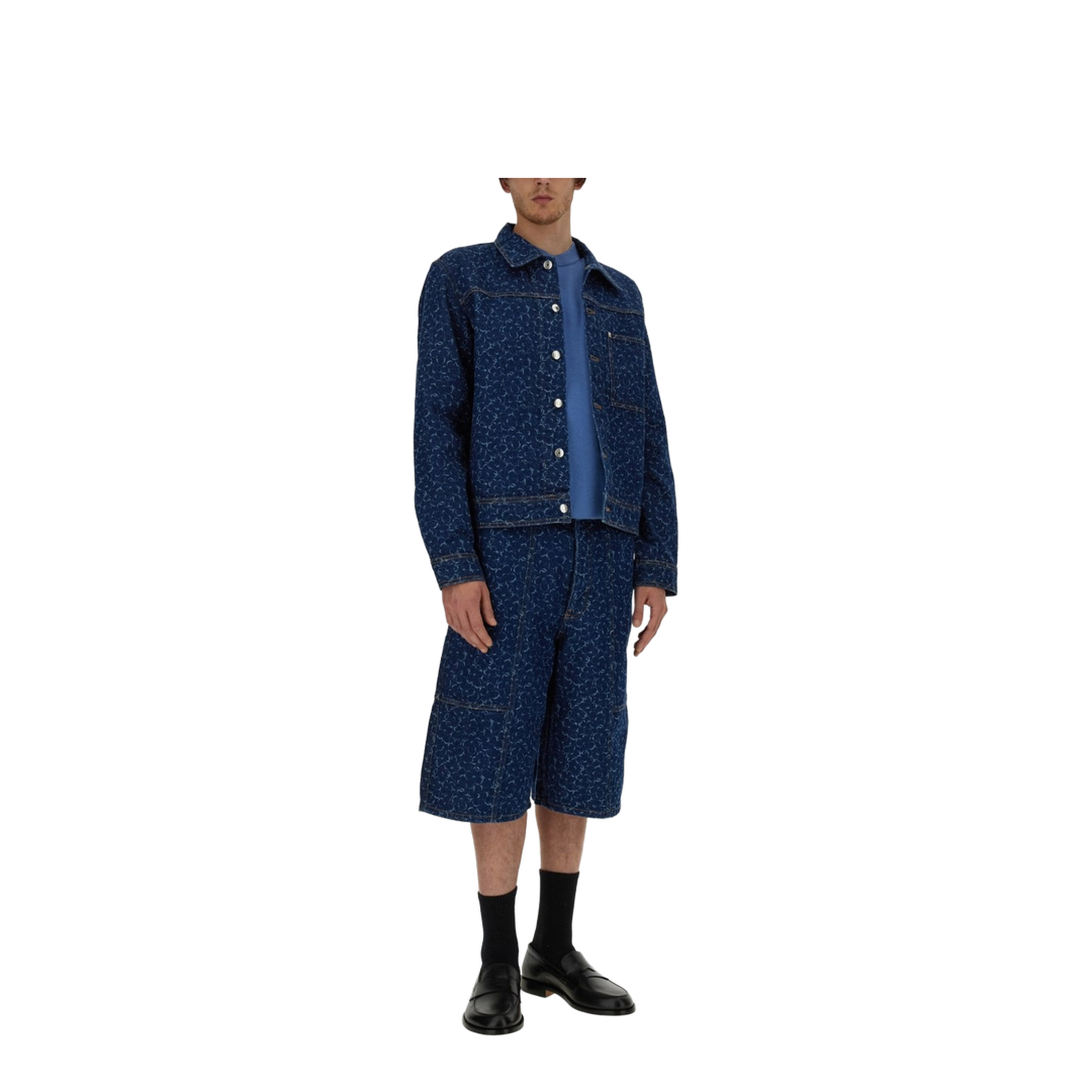 Denim Bermuda Shorts - Image 2