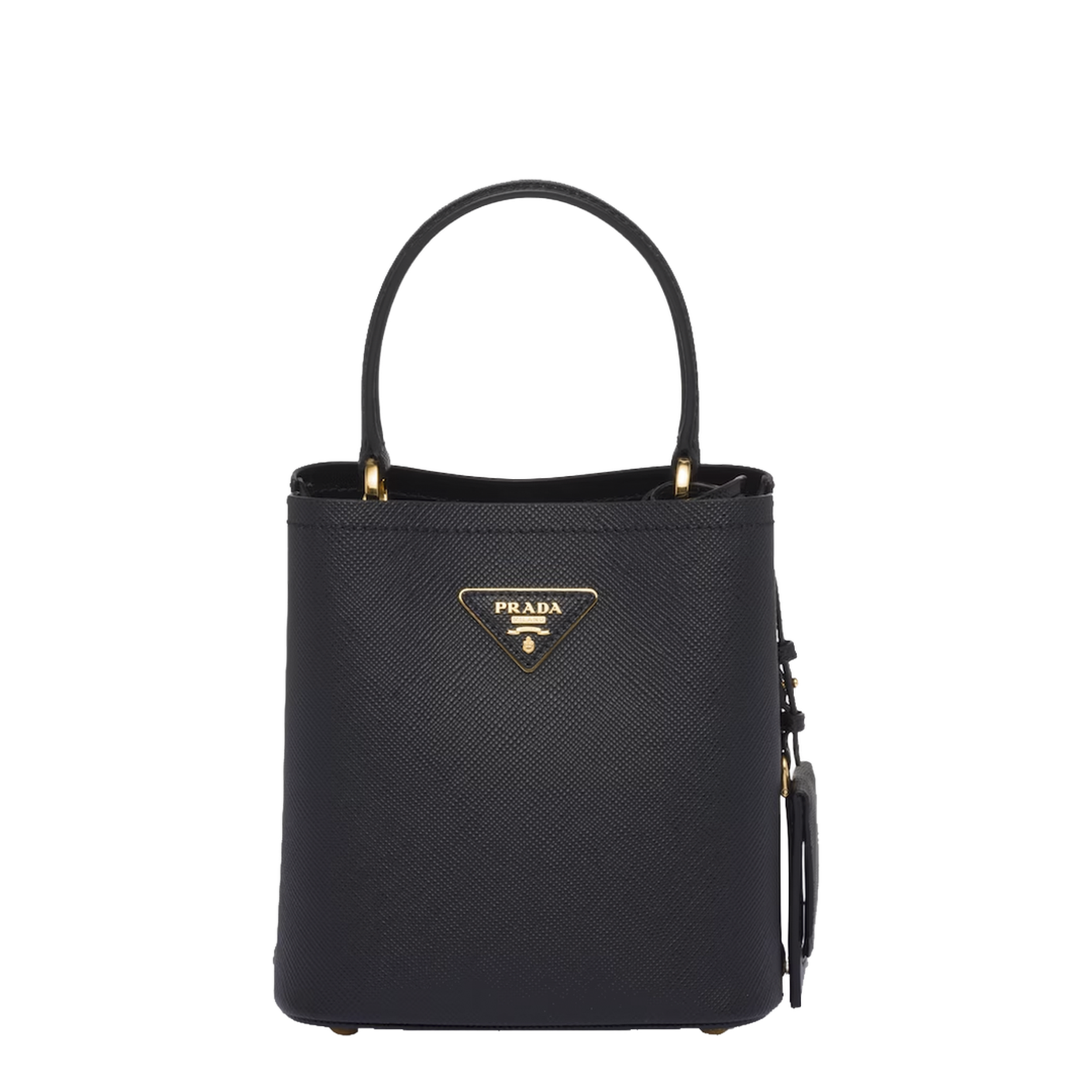 Small Saffiano Leather Panier Bag - Image 1