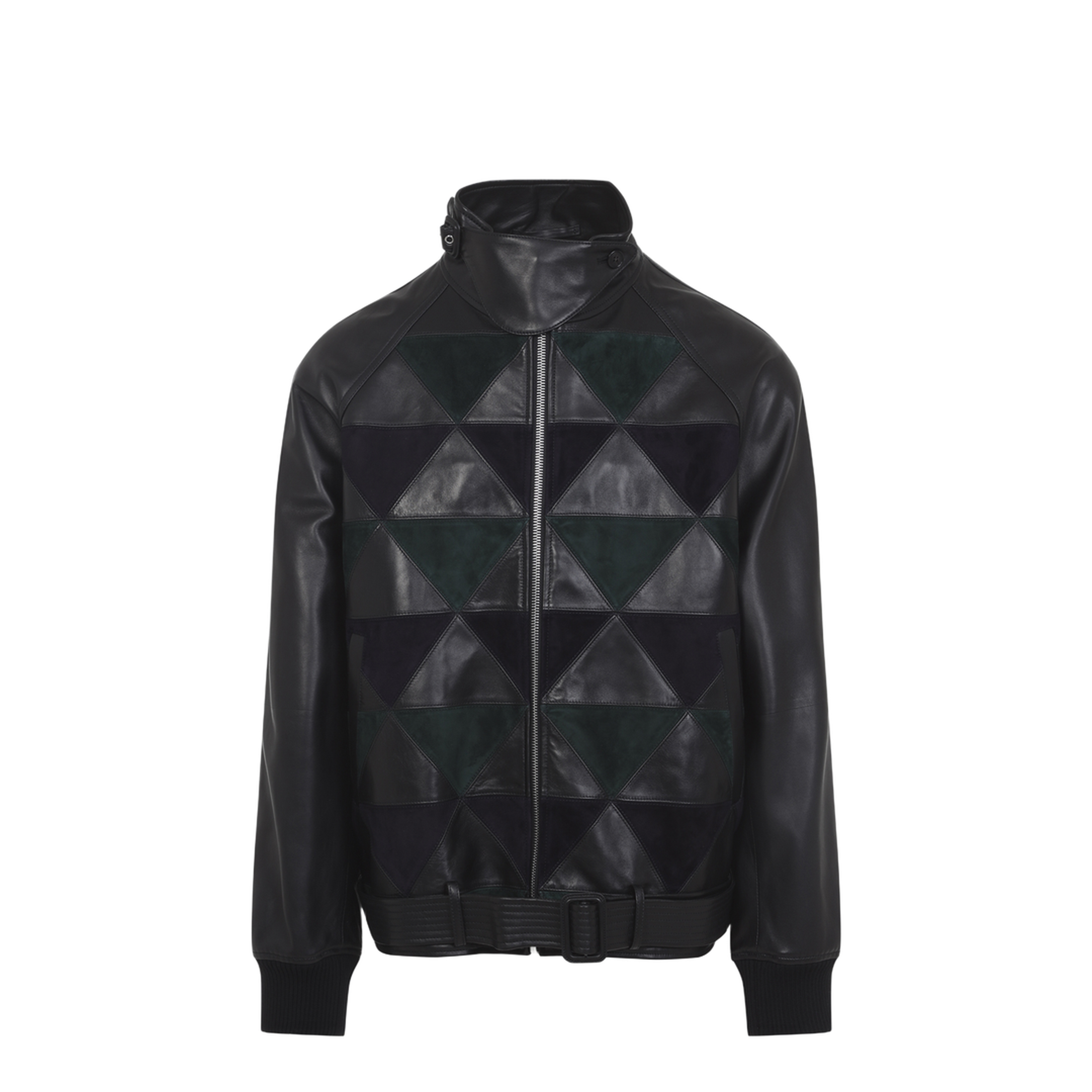 Intarsia Bomber Jacket - Image 2