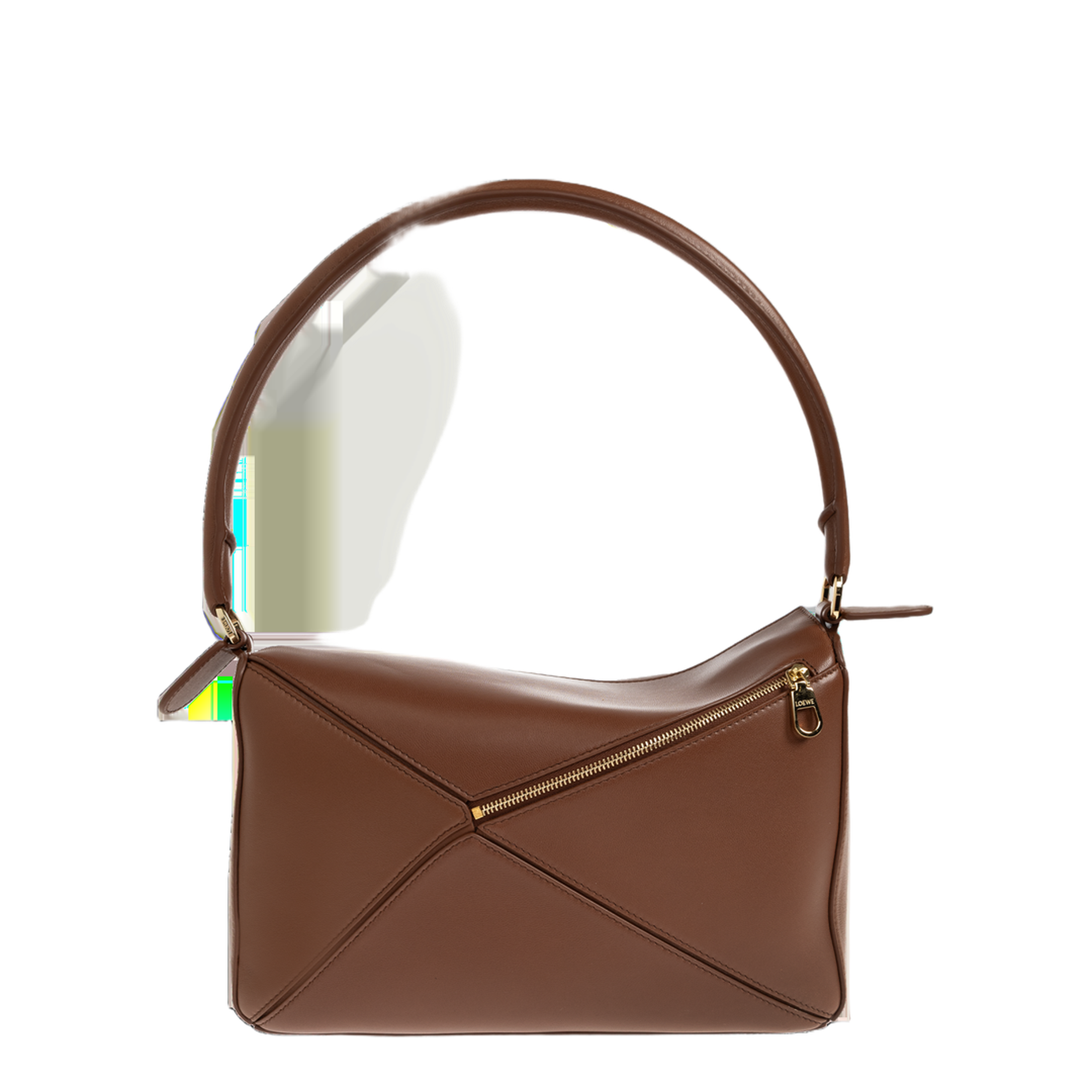 Puzzle Medium Nappa Lambskin Shoulder Bag - Pecan - Image 3