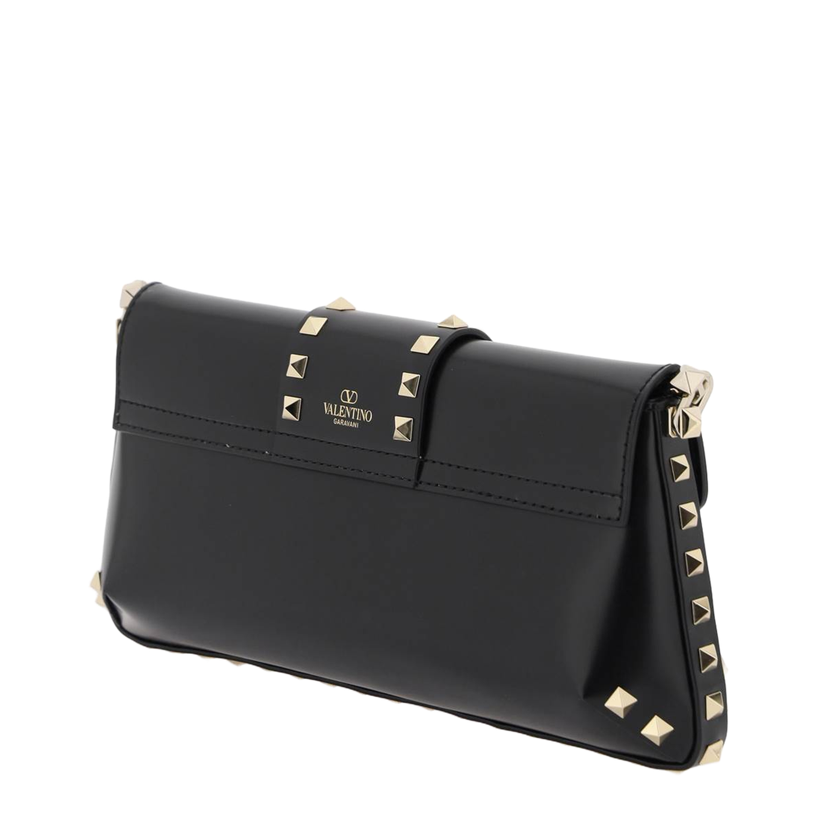 Garavani Rockstud Shoulder Bag in Brushed Leather - Image 4