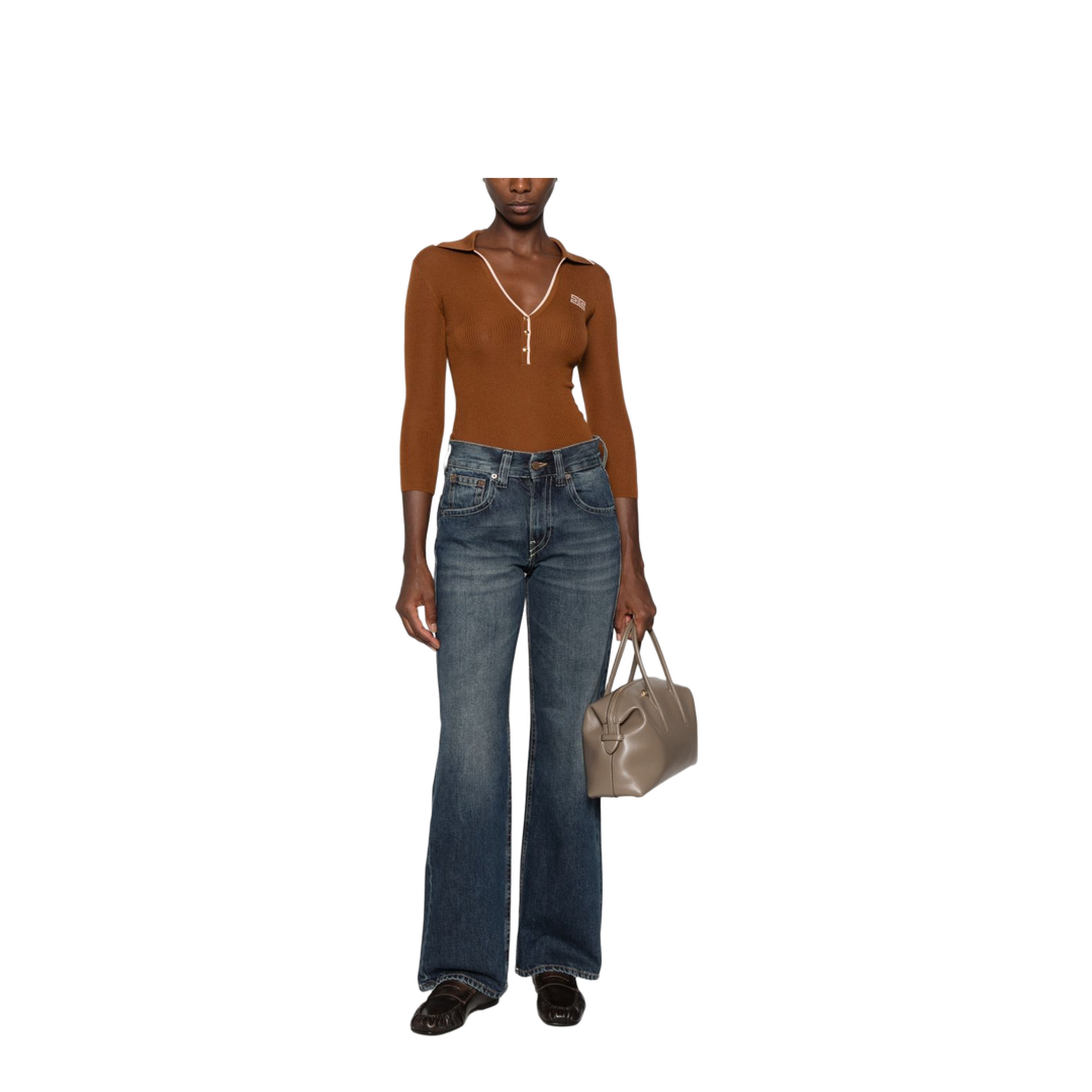 T-shirts and Polos Brown - Image 4