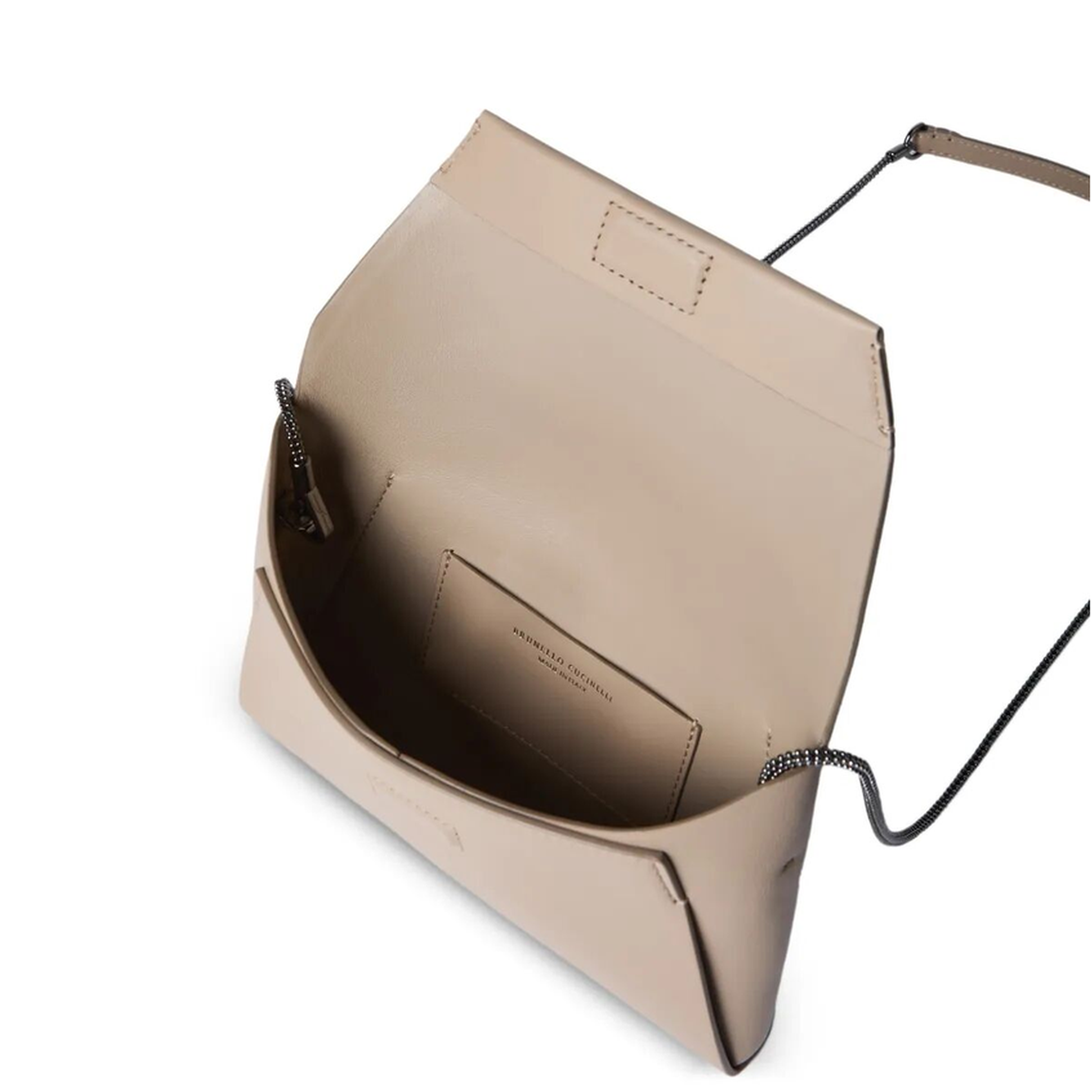 Pochette Duo in Vitello with Precious Chain - Image 4